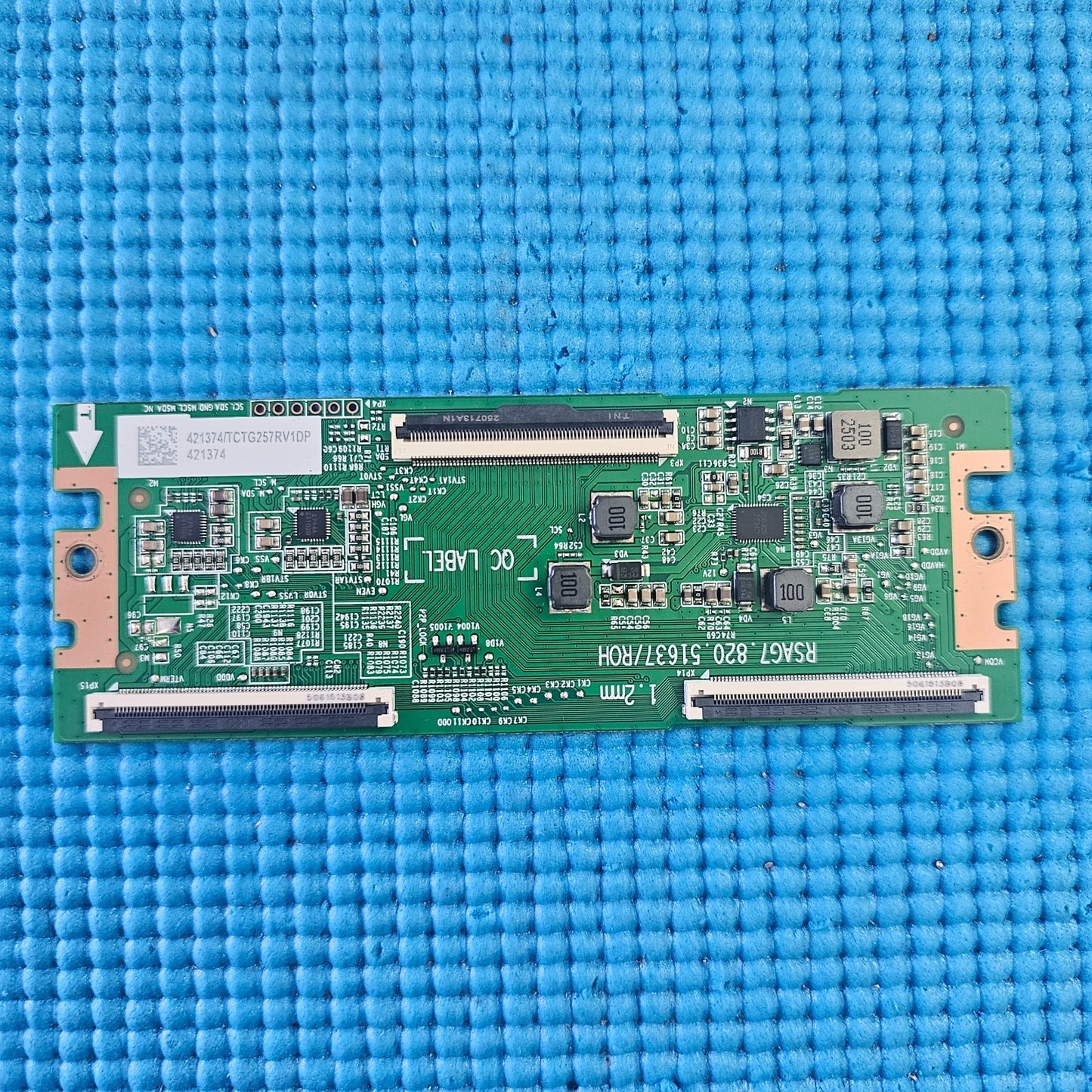 TCON LVDS BOARD FOR HISENSE 65E6QTUK 65" TV RSAG7.820.51637/ROH 421374