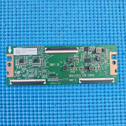 TCON LVDS BOARD FOR HISENSE 65E6QTUK 65" TV RSAG7.820.51637/ROH 421374