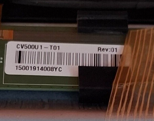 LED SCREEN PANEL ONLY CHOT CV500U1-T01 REV:01 FOR VELTECH VEL50FO01UK 50" TV