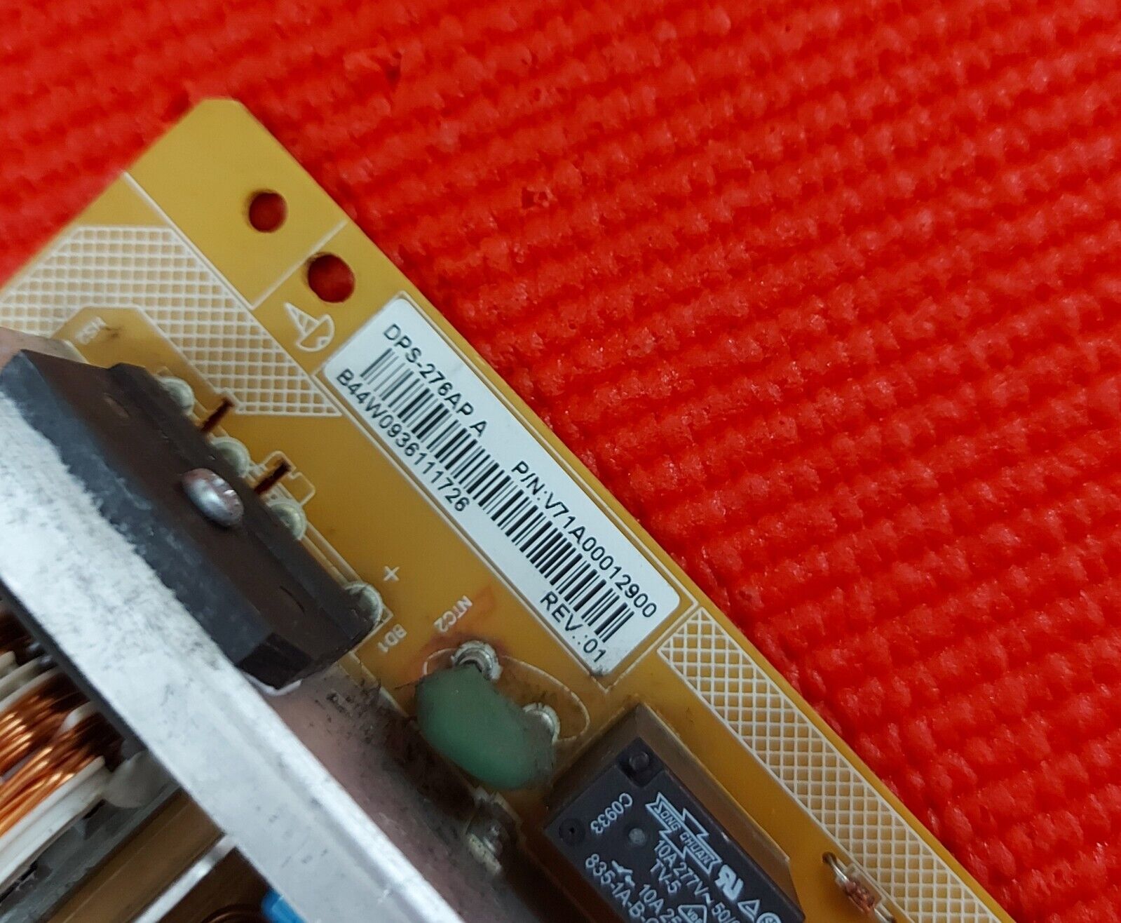 POWER SUPPLY BOARD FOR TOSHIBA 40LV665D 40" TV DPS-276AP A V71A00012900