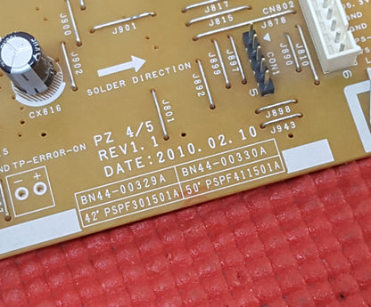 POWER BOARD FOR SAMSUNG PS42C430B1W PS42C450B1W T V PSPF301501A BN44-00329A