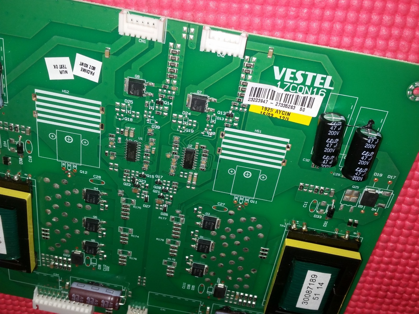 INVERTER BOARD FOR PANASONIC TX-55CR430B TX-55CR400B TV 17CON16 23223947