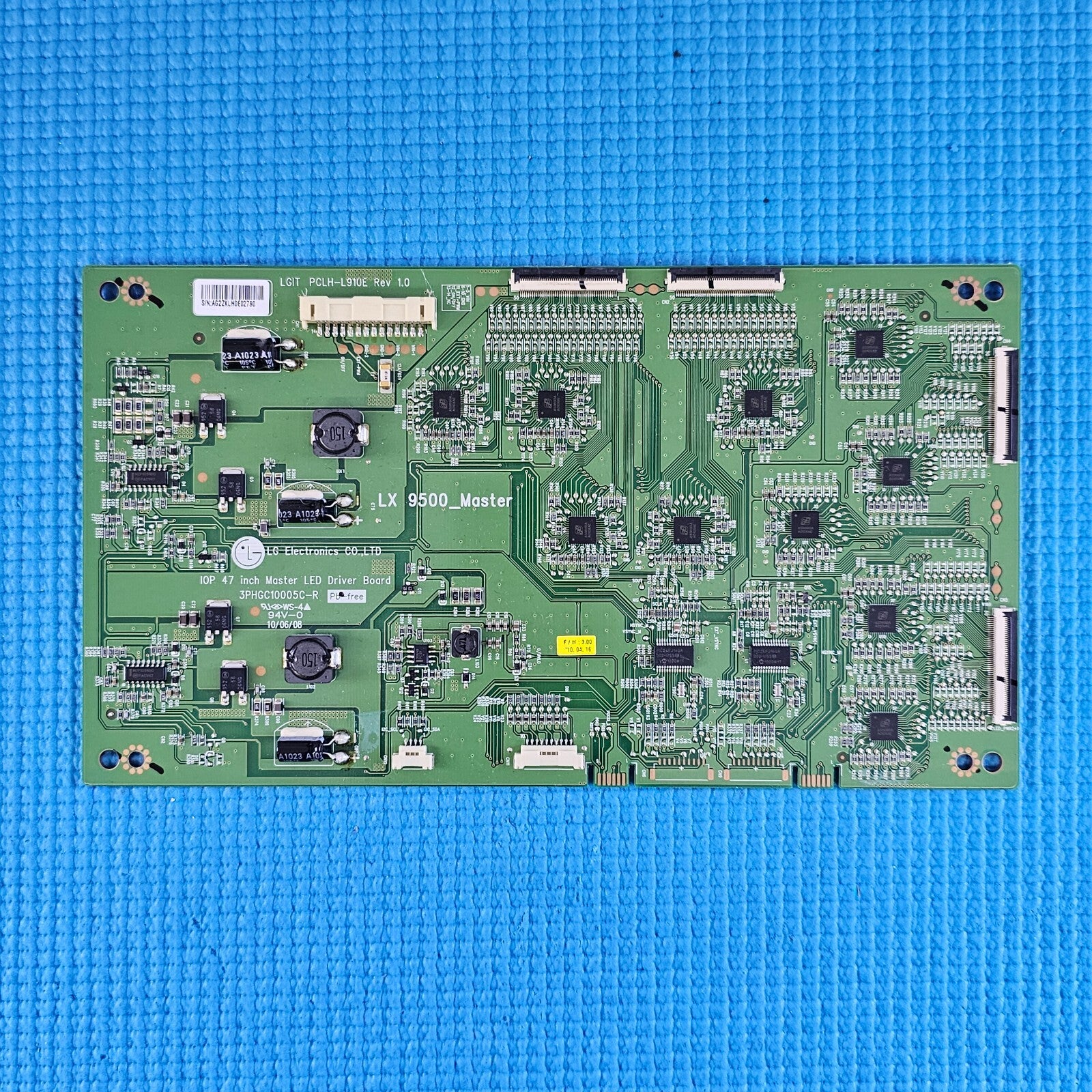 DRIVER BOARD LG 47LX9900 TV LX 9500_Master 3PHGC10005C-R LGIT PCLH-L910E REV 1.0