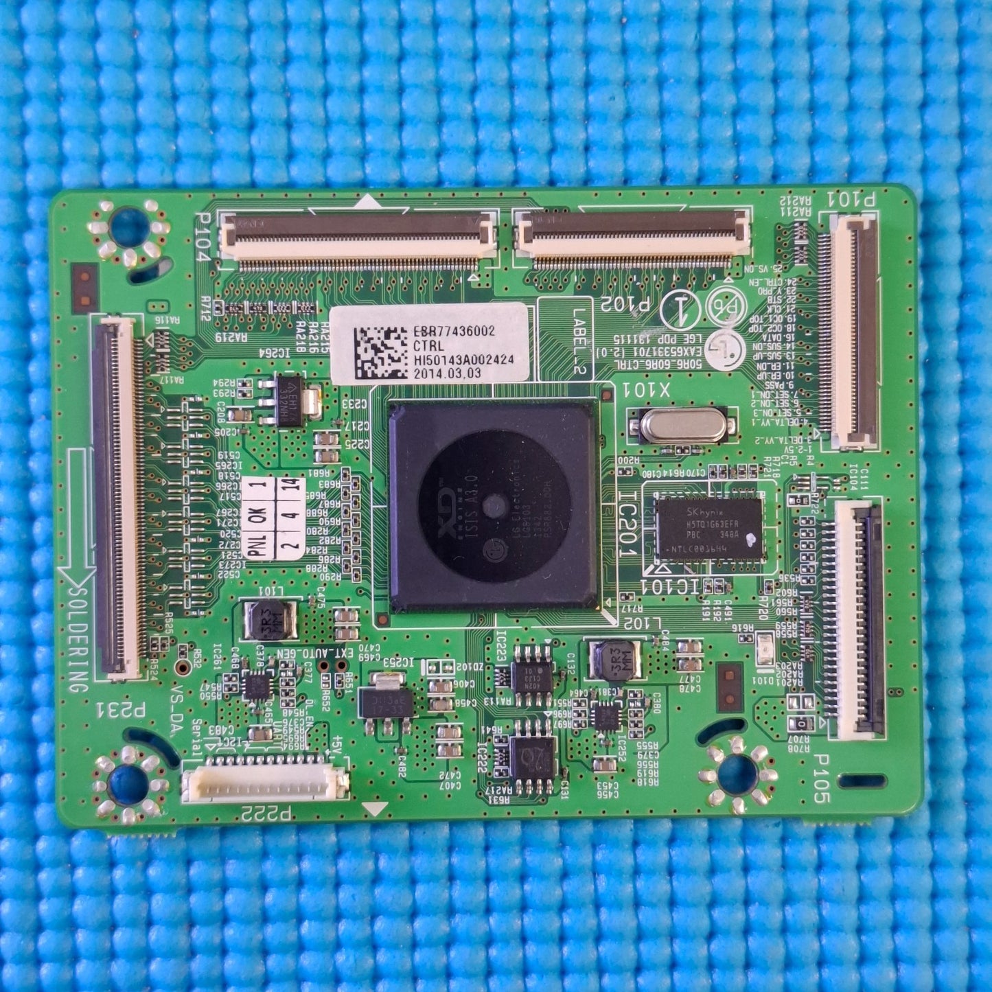 LVDS TCON BOARD FOR LG 50PB690V 50" PLASMA TV EAX65331701 (2.0) EBR77436002