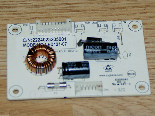 INVERTER BOARD BAIRD J032LEDBK 32" TV HQ-LED121 R2.0 2224023205011 HQ-LED121-07