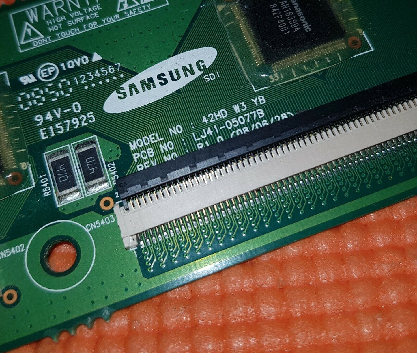 BUFFER BOARD FOR PS42A457P1D PS42A456P2D PLASMA TV LJ41-05077B LJ92-01484B BA1