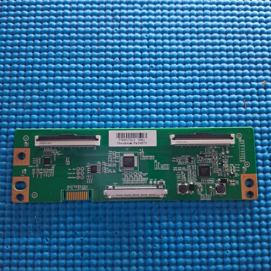 TCON LVDS BOARD FOR LINSAR GT43LUXE CELLO ZG0234 43" TV PT430CT02-3