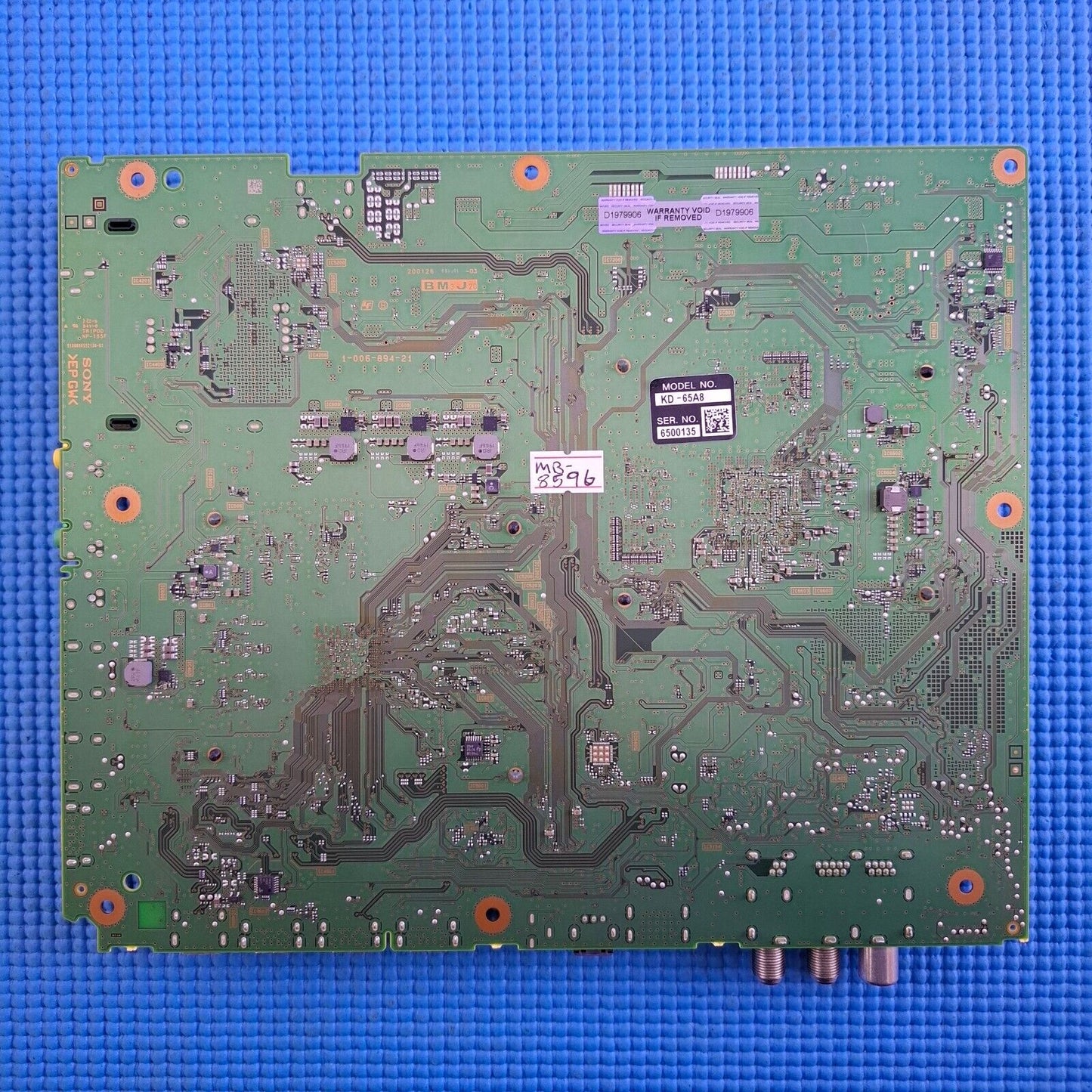 MAIN AV BOARD FOR SONY KD-65A8 65" OLED TV YA03138AA 1-006-894-21 | WORKING