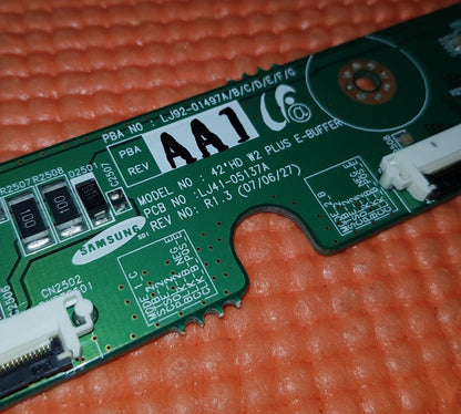 BUFFER BOARD FOR SAMSUNG PS-42Q97HD PS-42Q96HD PLASMA TV LJ41-05137A LJ92-01497A