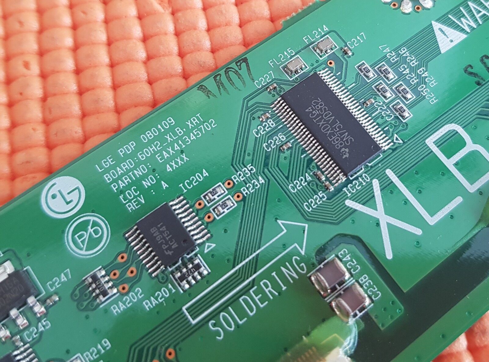 BUFFER BOARD FOR LG 60PG30FD 60PG7000 60" PLASMA TV EAX41345702 EBR39099101