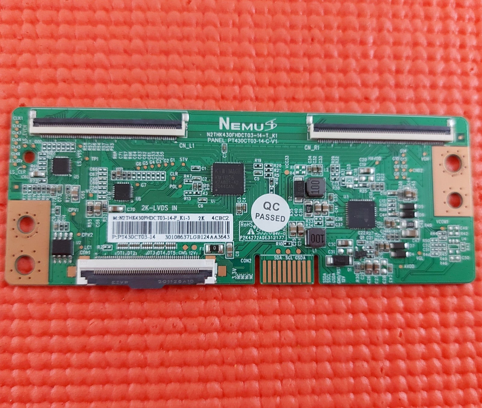 TCON FOR P43FPA2031A LT-43C700 43L2163DB TV N2THK430FHDCT03-14-F PT430CT03-14-C
