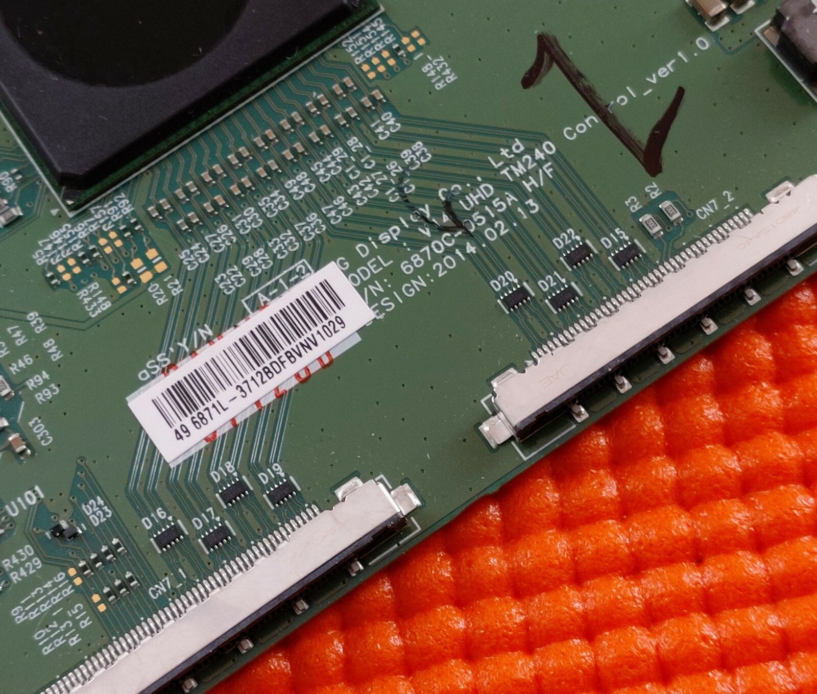 LVDS TCON BOARD FOR SONY KD-49X8505B 49" LED TV 6870C-0515A 6871L-3712B