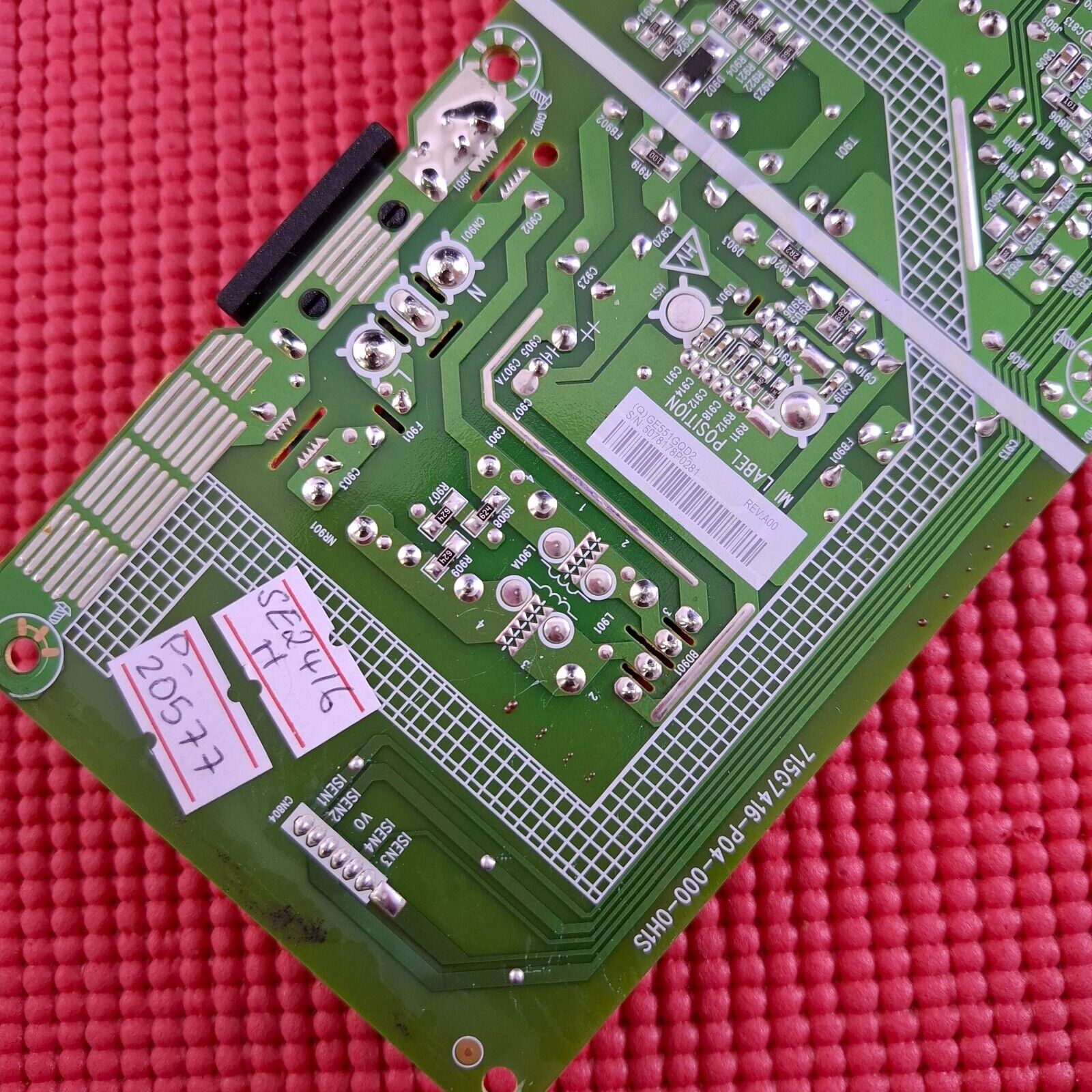 POWER SUPPLY BOARD FOR DELL SE2416H MONITOR 715G7416-P04-000-0H1S