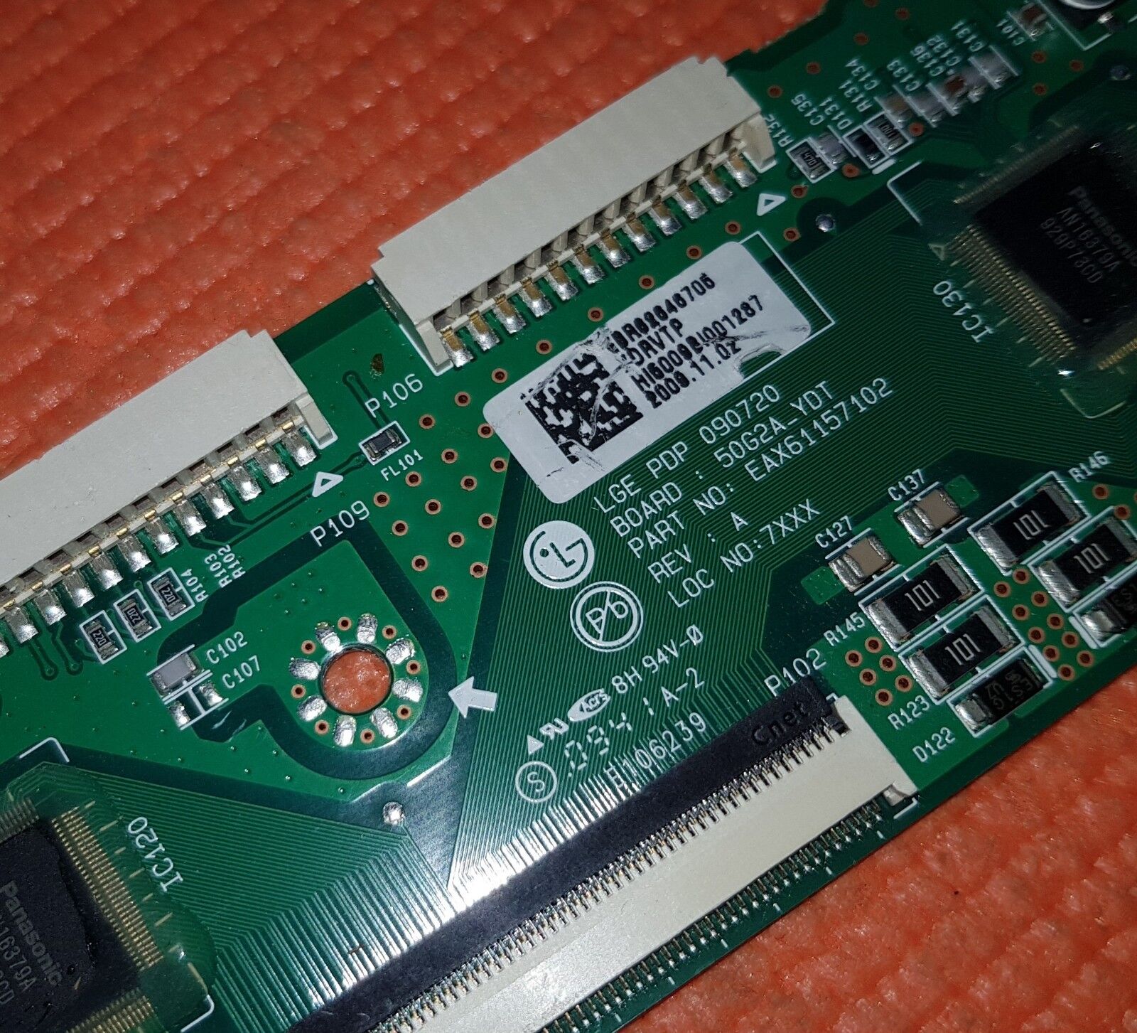 BUFFER BOARD FOR LG 50PQ000 50PQ6000 50" PLASMA TV EAX61157102 EBR62646705