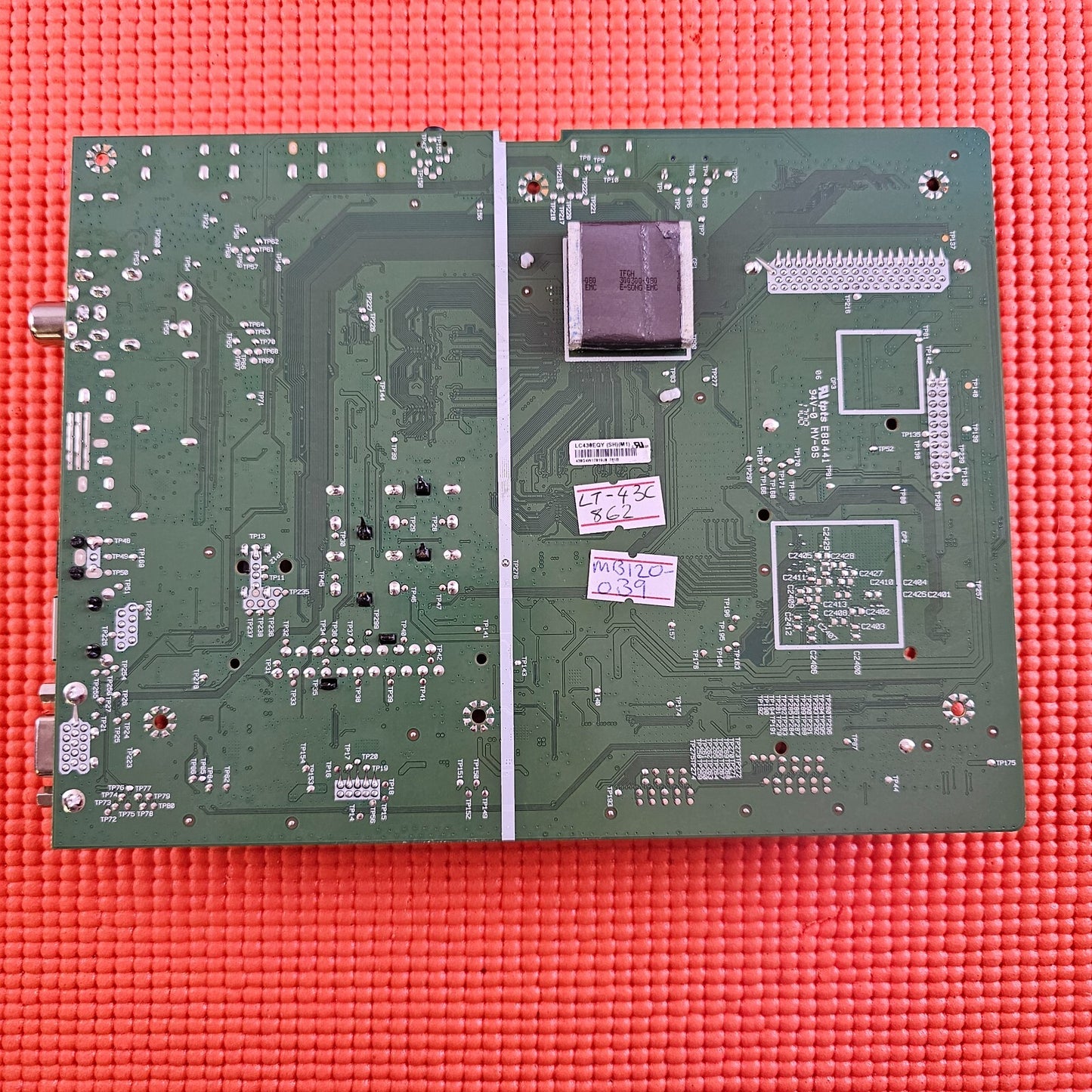 MAIN BOARD FOR JVC LT-43C862 LT-43C870 43" TV 17MB120 23410381 SCREEN LC430EQY