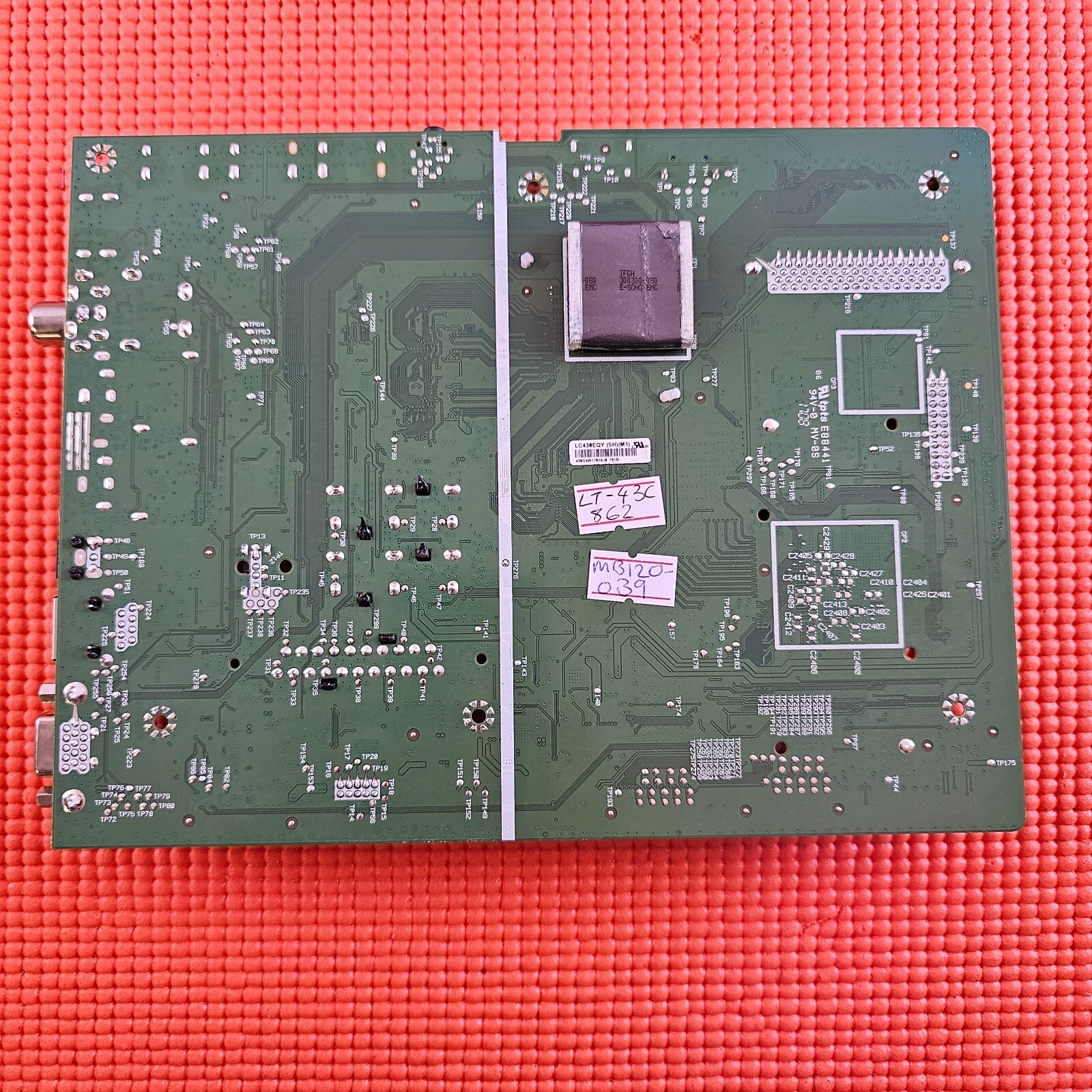 MAIN BOARD FOR JVC LT-43C862 LT-43C870 43" TV 17MB120 23410381 SCREEN LC430EQY