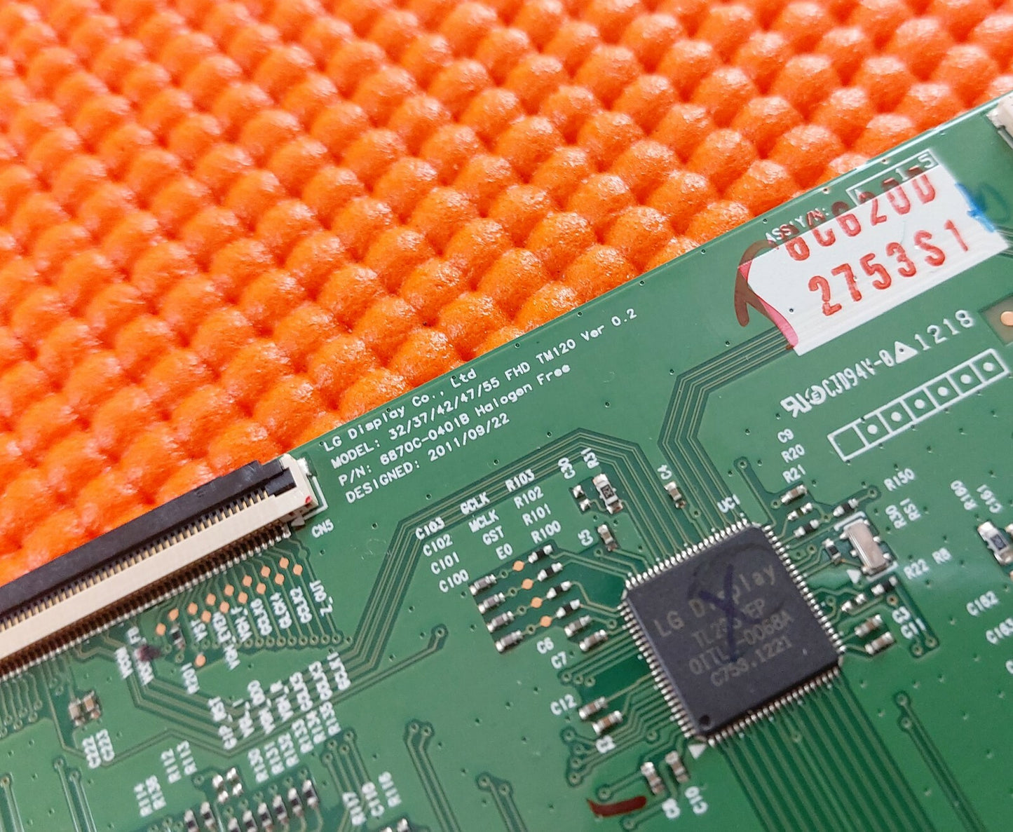 LVDS BOARD FOR LG 47LS5600 47" LED TV  6870C-0401B 6871L-2753S 6871L-2753M