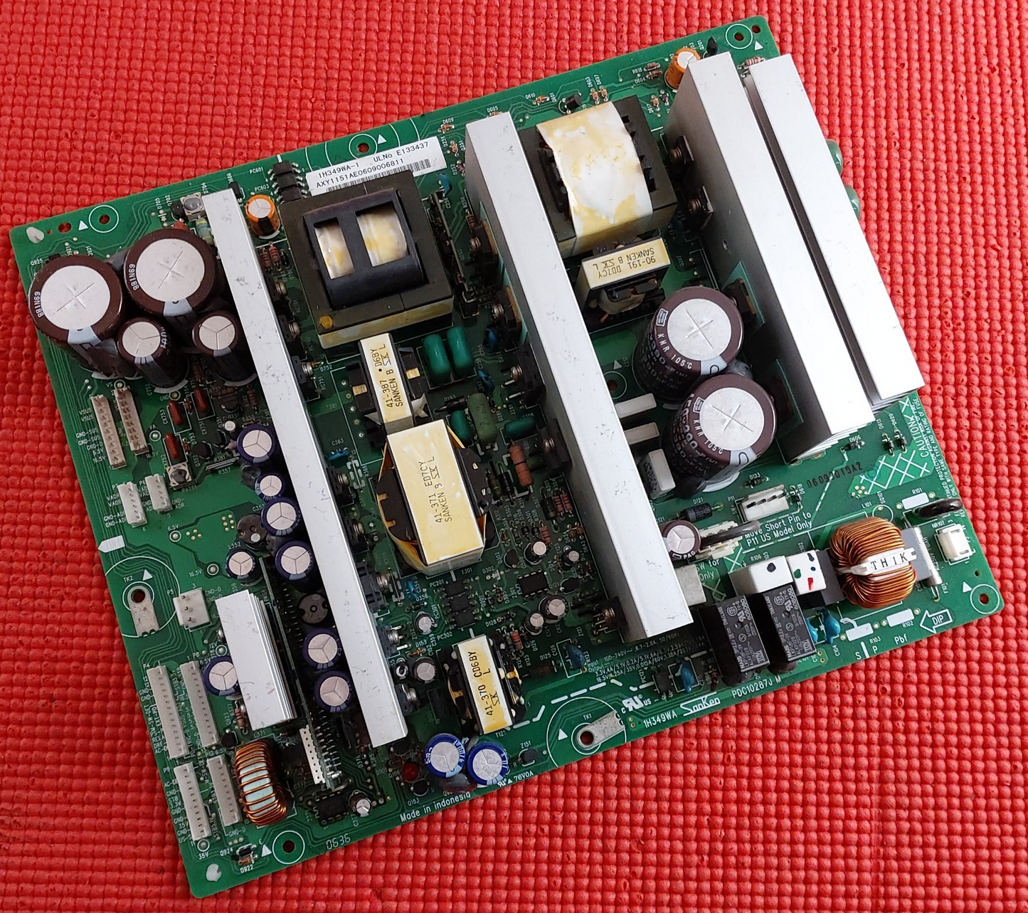 POWER BOARD FOR PIONEER PDP-507XD 50" PLASMA TV 1H349WA PDC10287J M