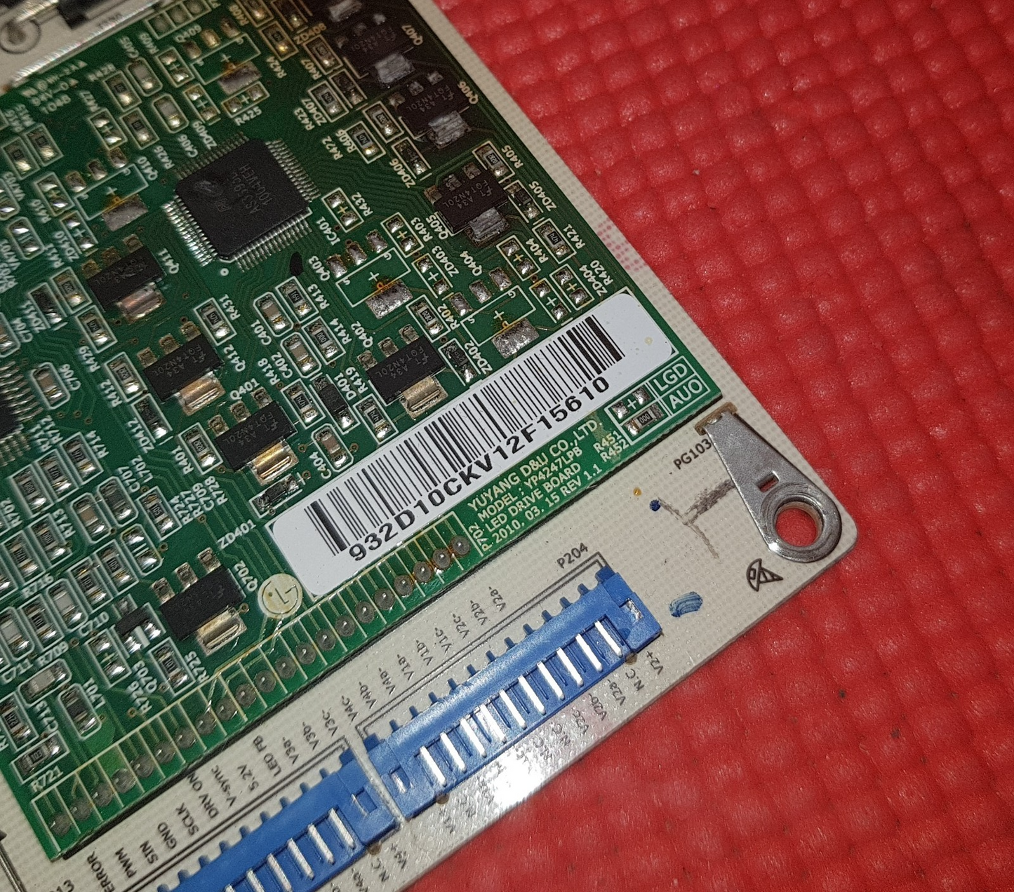 POWER SUPPLY BOARD FOR LG 42LE4900 42LE4500 47LX6900 TV YP42LPBA EAY60803202
