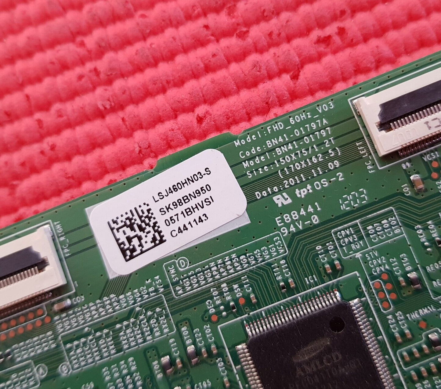 TCON BOARD FOR SAMSUNG UE46ES5500 UE46EH5300W TV BN41-01797A BN95-00571B