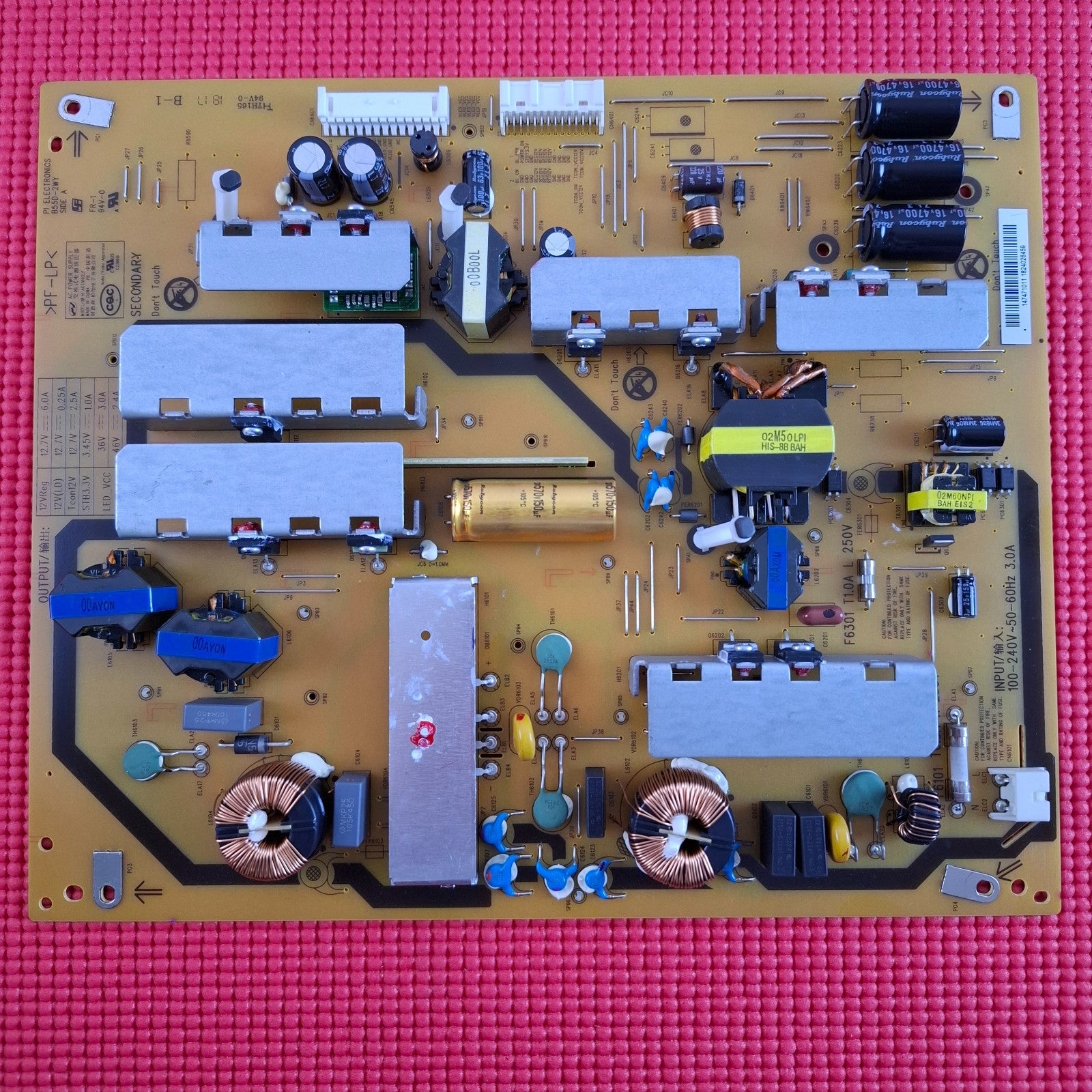 PSU FOR SONY KD-49XG9005 KD-49XF9005 49" TV B55D-2WY 147471011 (1-474-710-11)