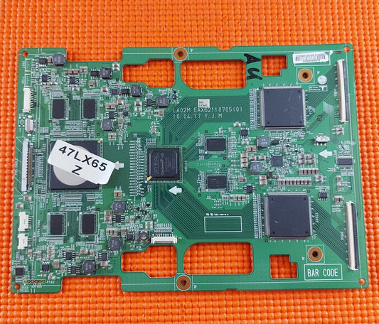 LVDS TCON BOARD FOR LG 47LX6900 47LX6500 47" TV EAX62110705 EBU61008001