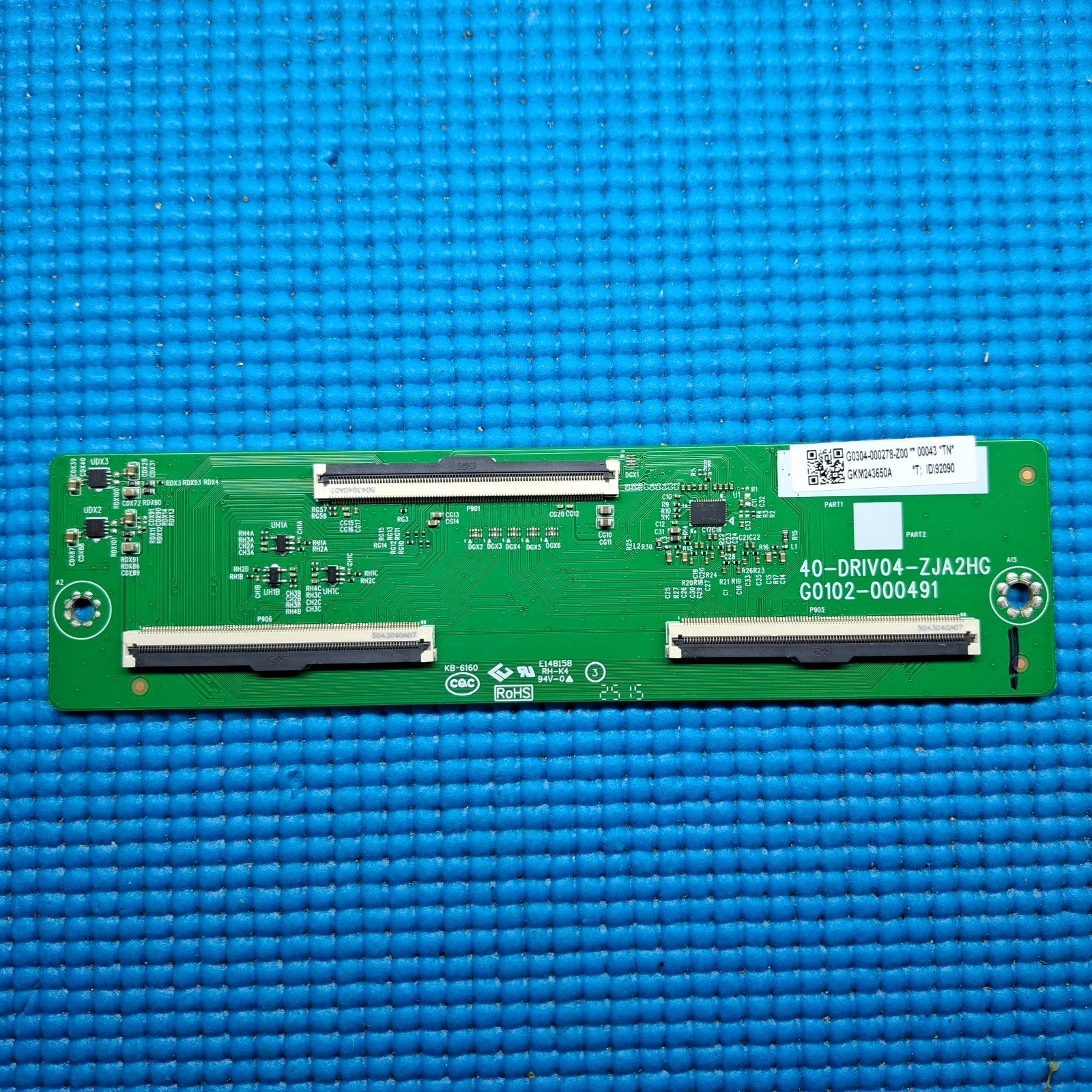 TCON LVDS BOARD FOR TCL 98P8K-UK 98" SMART HD TV 40-DRIV04-ZJA2HG G0102-000491