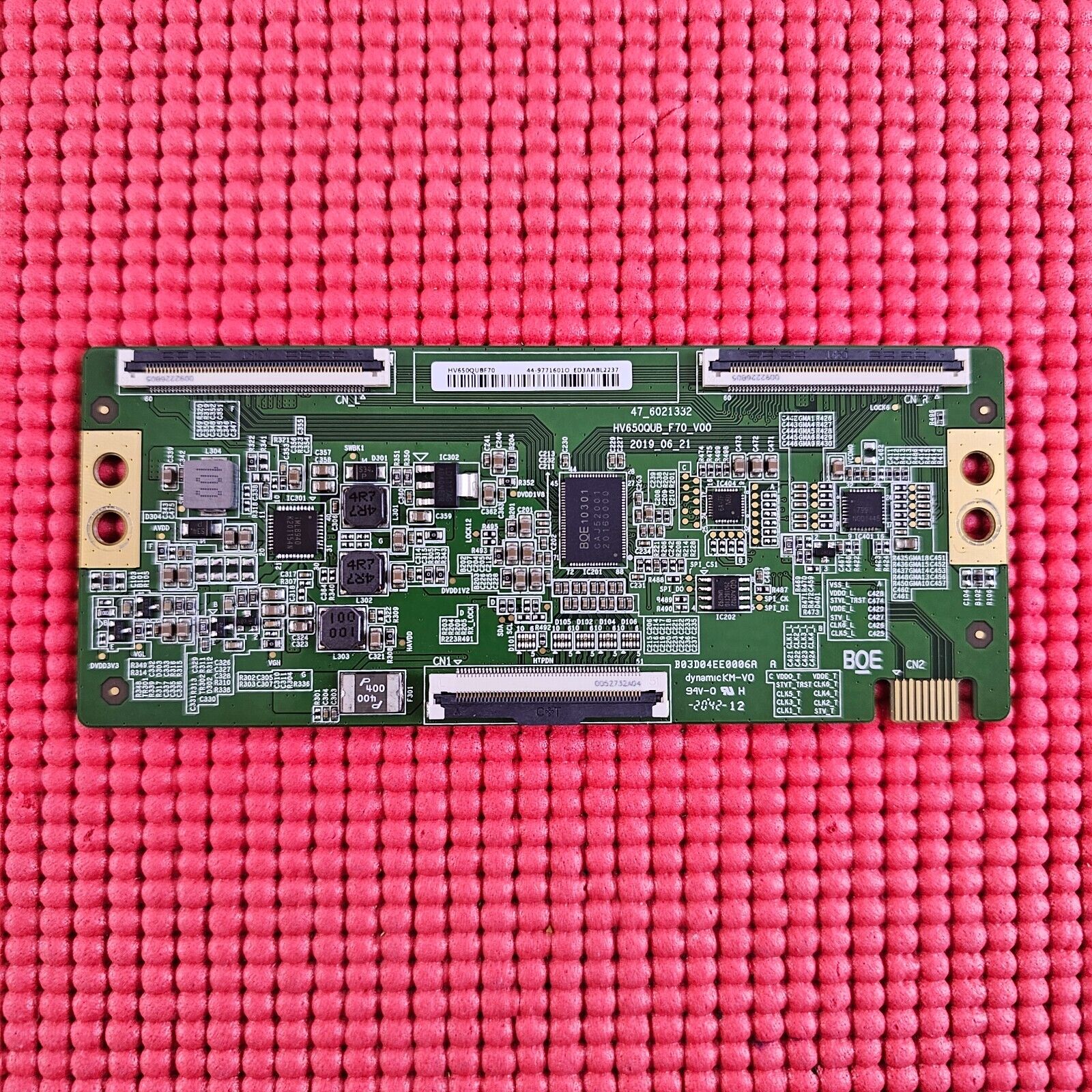 TCON BOARD FOR PHILIPS 65PUS7556/12 65UL2063DB TV HV650QUB_F70_V00 47_6021332