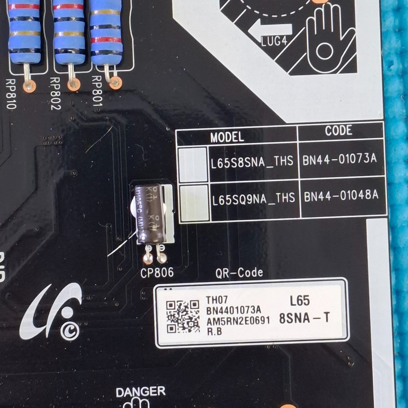 POWER BOARD FOR SAMSUNG QE65Q800TAT QE65Q700TAT 8K TV L65S8SNA_THS BN44-01073A