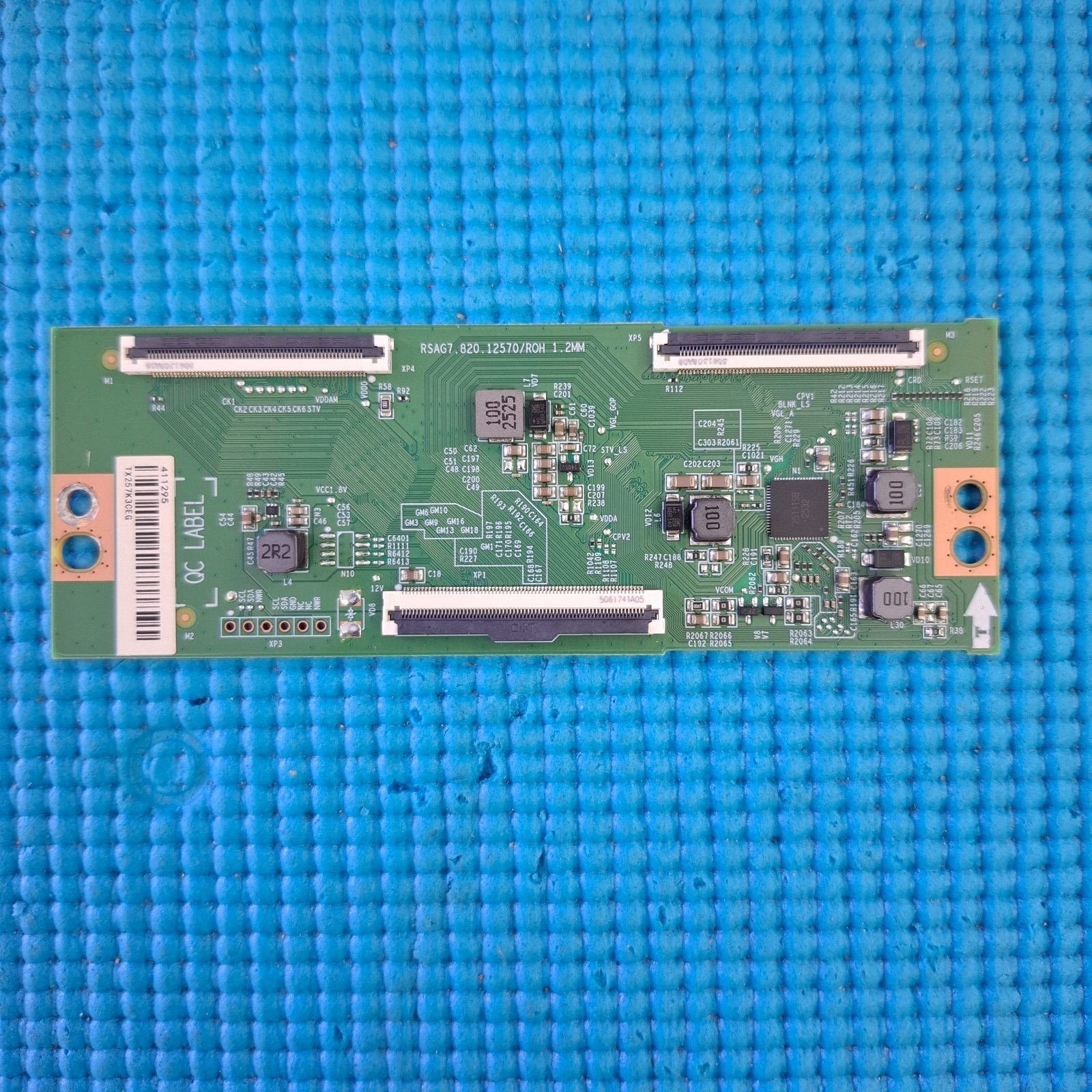 TCON LVDS BOARD FOR HISENSE 43A6QTUK 43E6QTUK 43" TV RSAG7.820.12570/ROH 411295