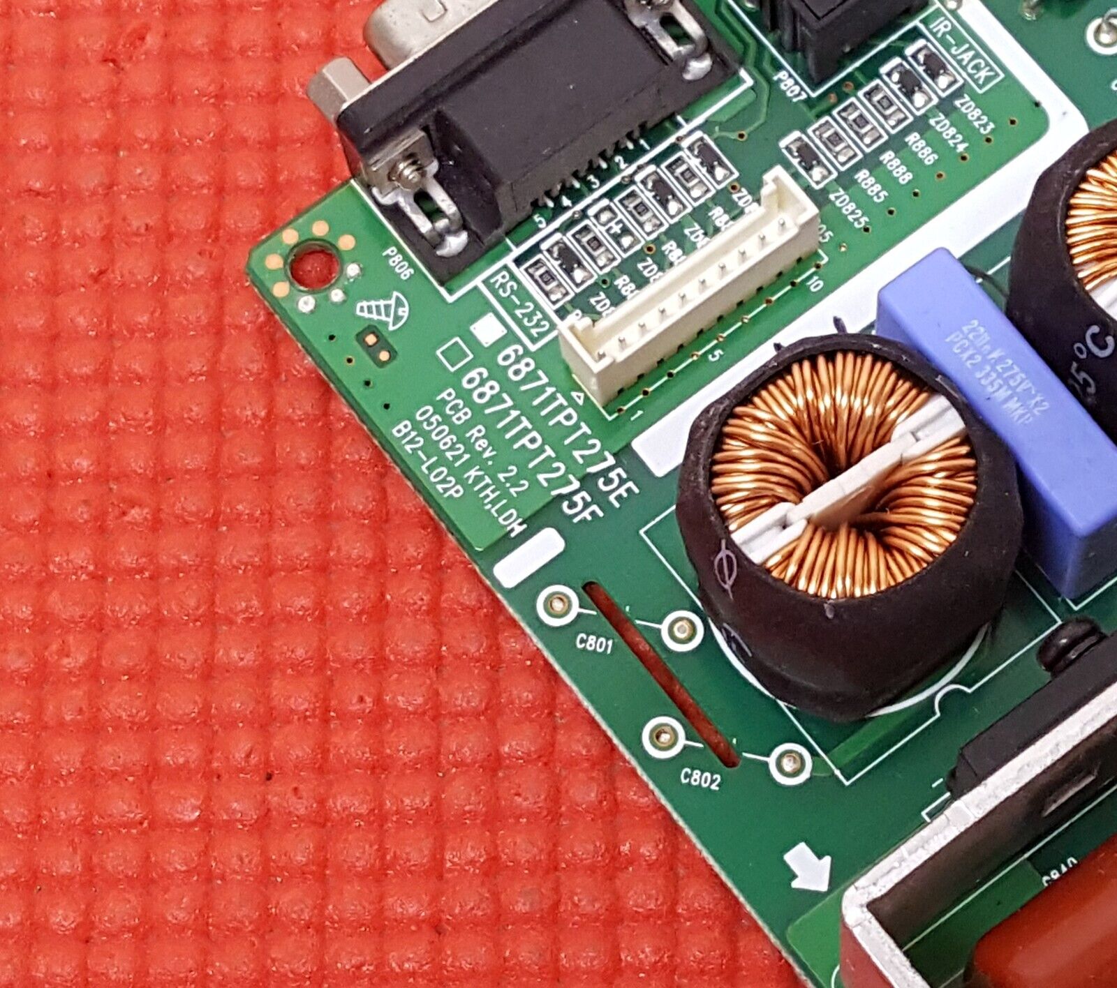 POWER SUPPLY BOARD FOR LG RZ-27L255 RZ-32LZ50 RZ-32LZ55 TV 6871TPT275E REV 2.2