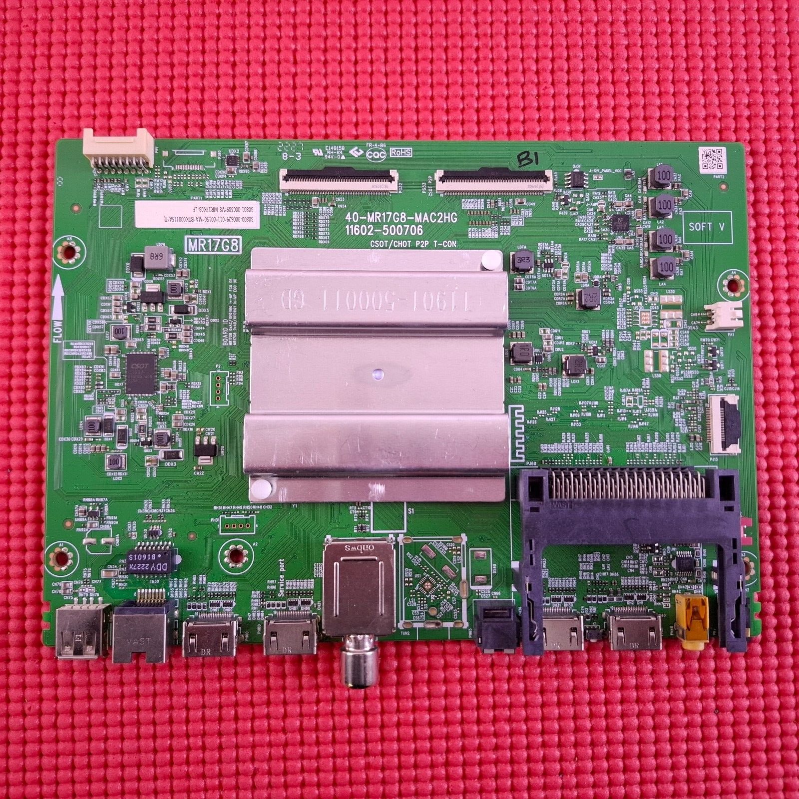 MAIN BOARD FOR TCL 55RC630K 55" TV 40-MR17G8-MAC2HG 11602-500706 SCR ST5461D18-2