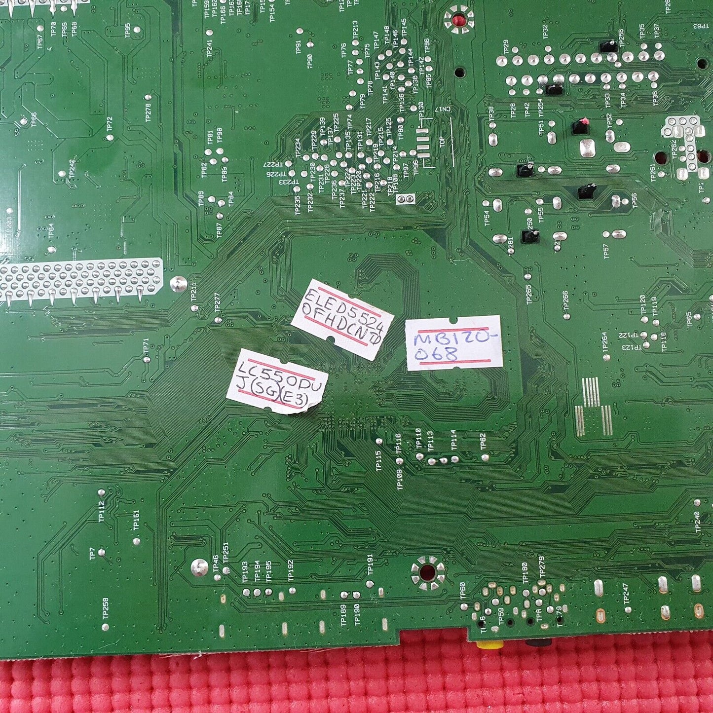 MAIN BOARD FOR BUSH ELED55240FHDCNTD TV 17MB91 23249324 SCREEN LC550DUJ SG E3