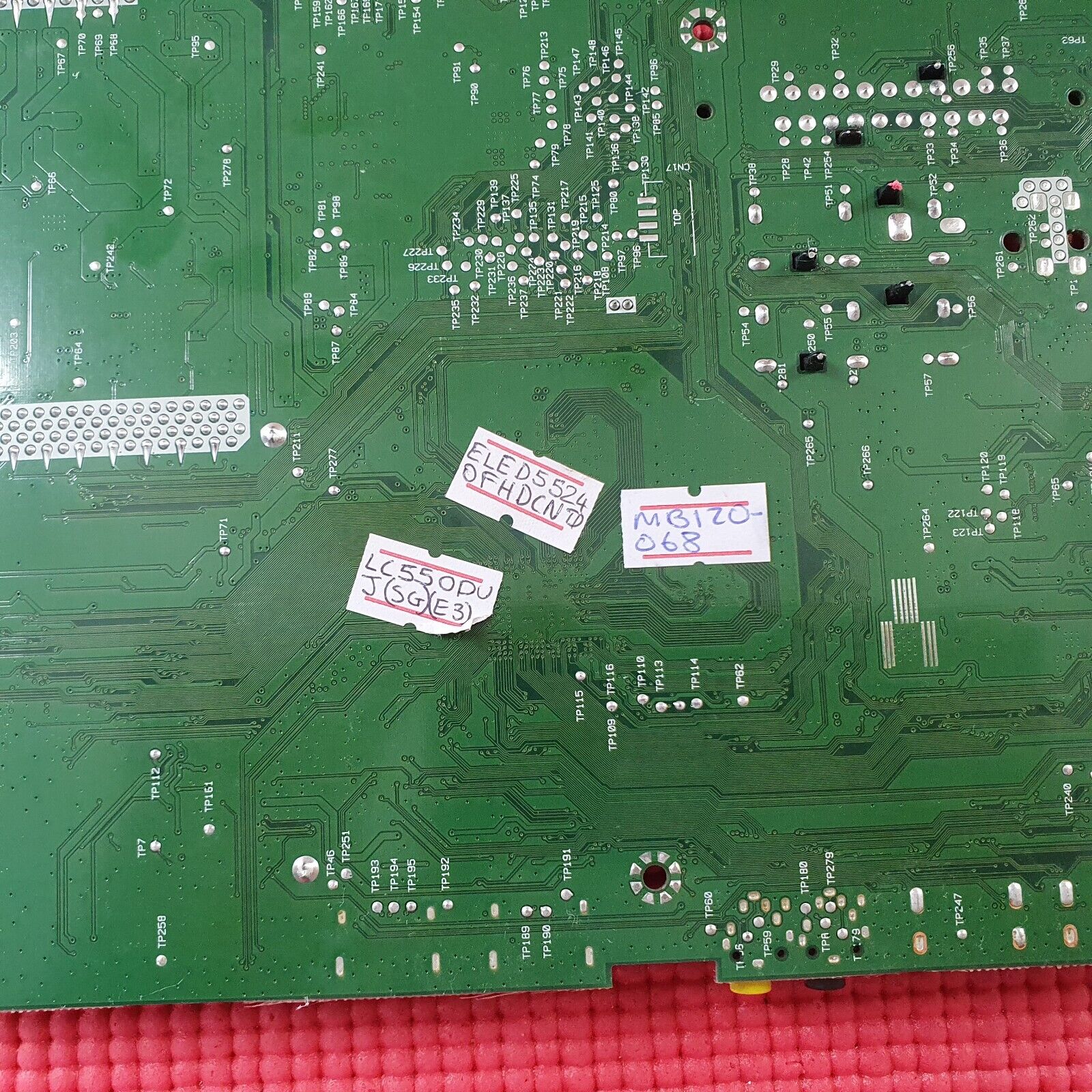 MAIN BOARD FOR BUSH ELED55240FHDCNTD TV 17MB91 23249324 SCREEN LC550DUJ SG E3