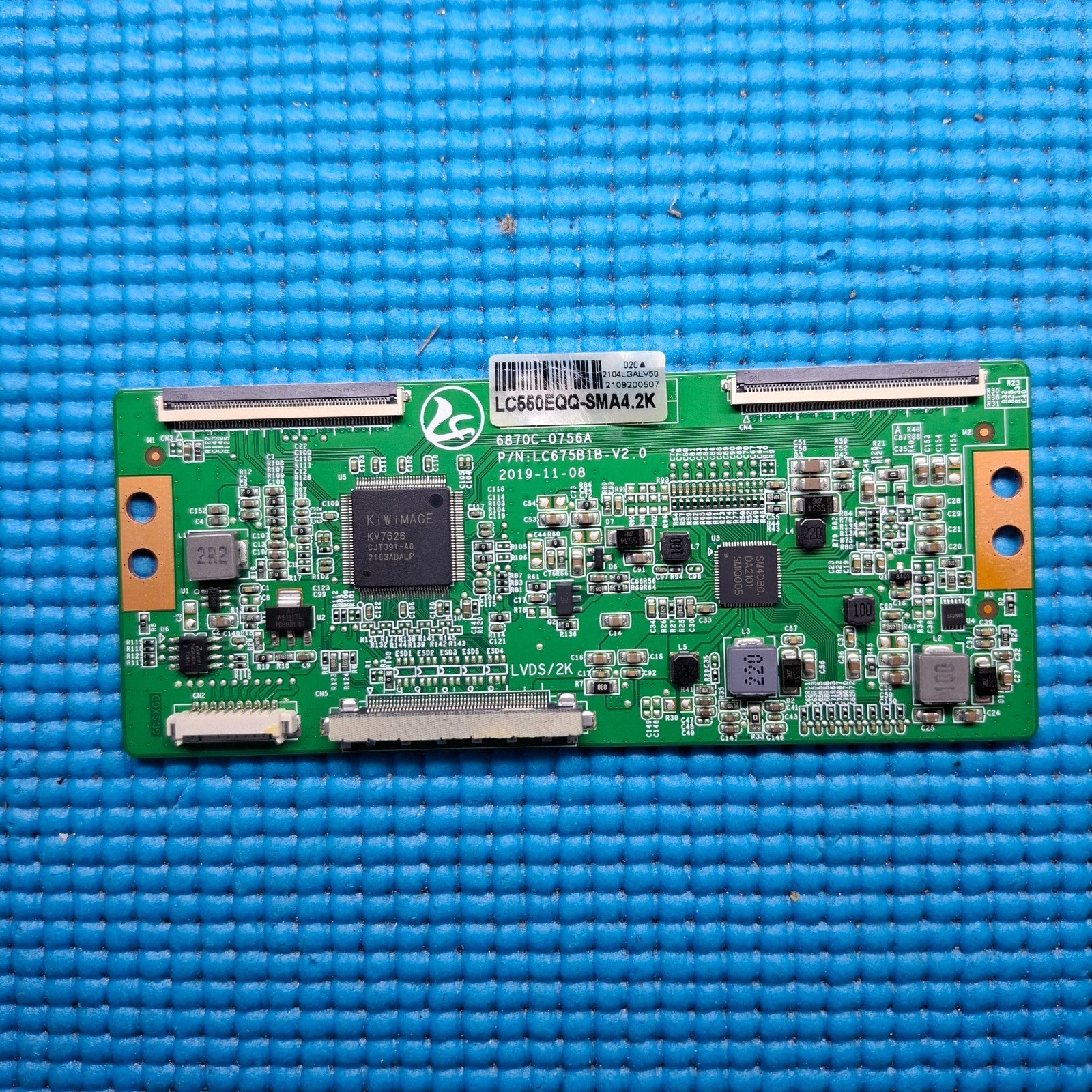 TCON LVDS BOARD FOR DISPLAY MONITOR TV 6870C-0756A SCREEN LC550EQQ-SMA4
