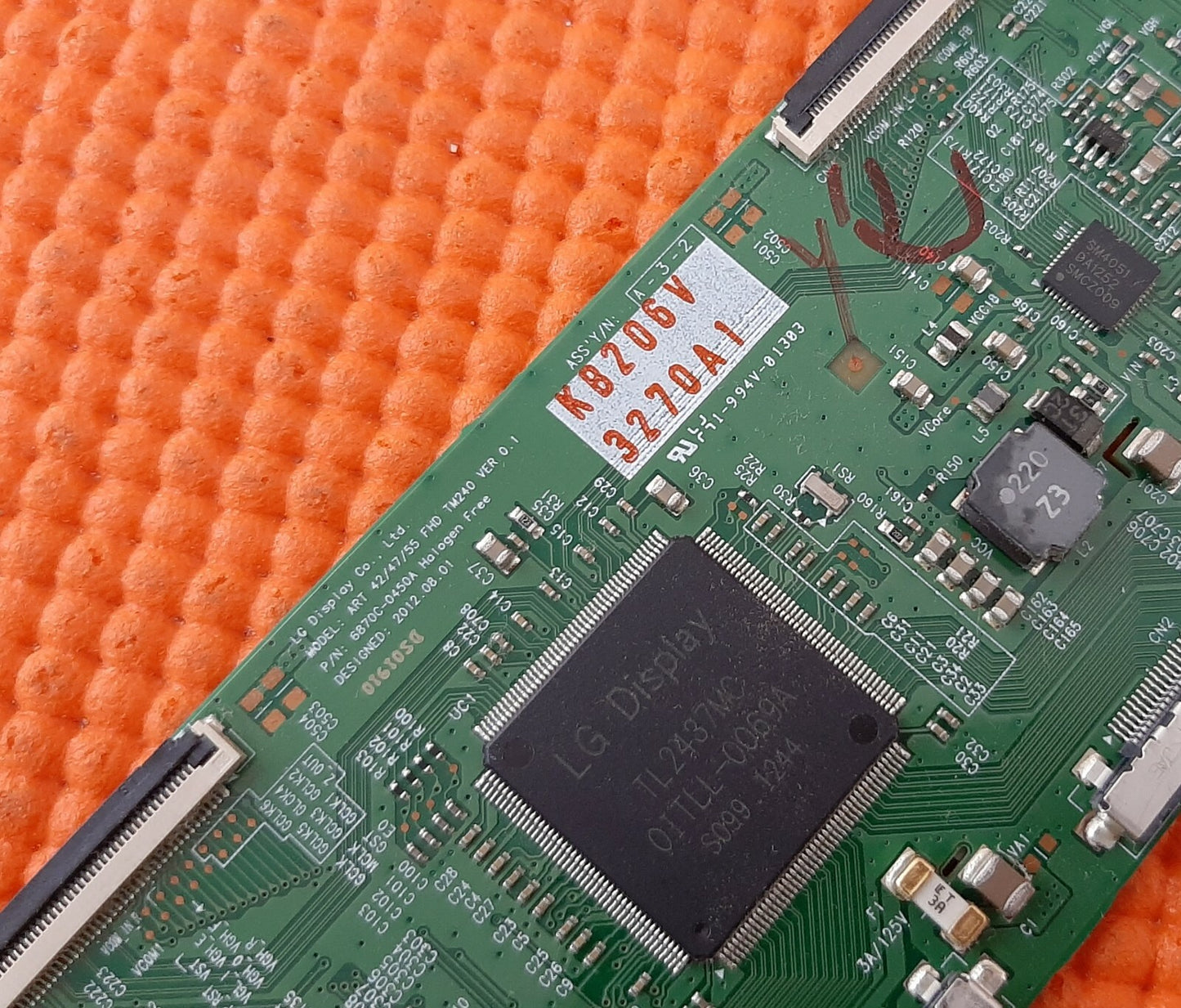 LVDS BOARD FOR PANASONIC TX-L50DT65B 50" LED TV 6870C-0450A 6871L-3270A