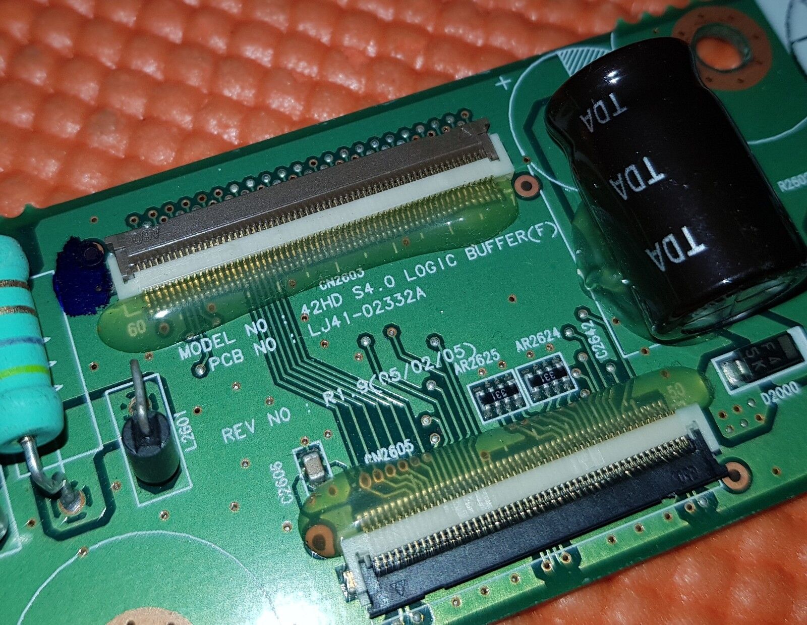 BUFFER BOARD SAMSUNG PS-42S5H 42PF7320A 42" PLASMA TV LJ41-02332A LJ92-01055A
