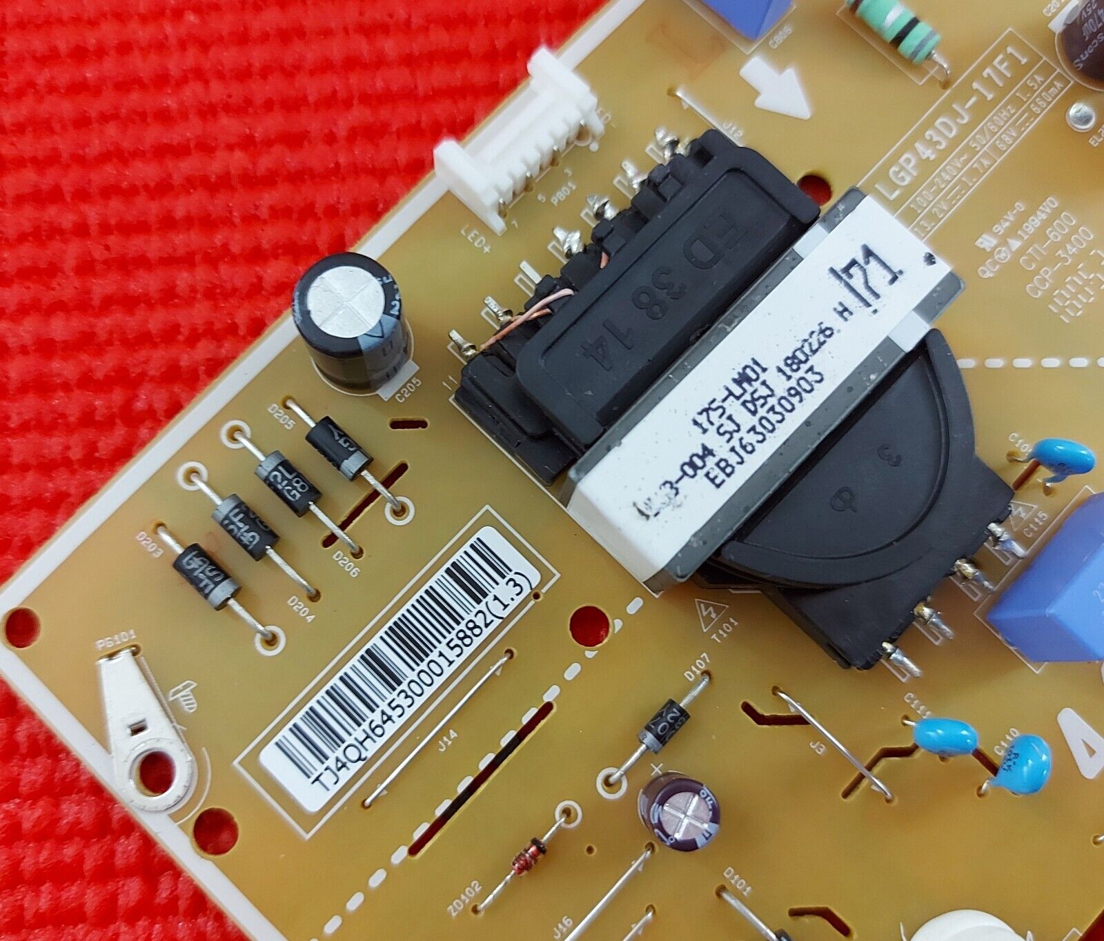 POWER BOARD FOR LG 43LK5900PLA 43LJ594V 42LJ594V TV EAX67264001 EAY64530001