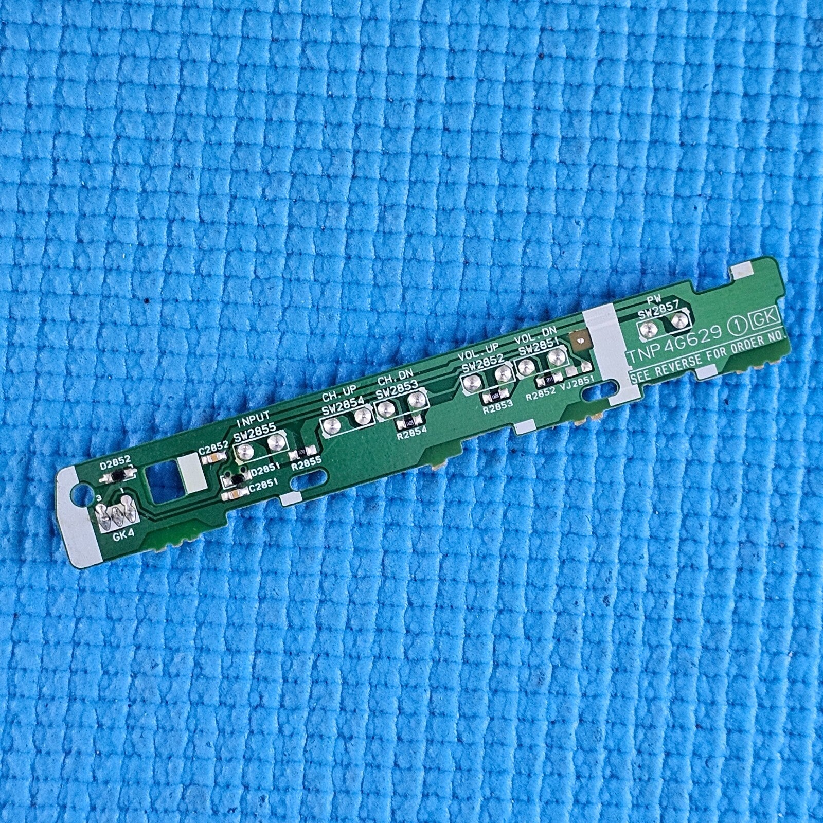 POWER BUTTON UNIT FOR PANASONIC TX-40ES500B TX-40FS500B 40" TV TNP4G629 1 GK AA