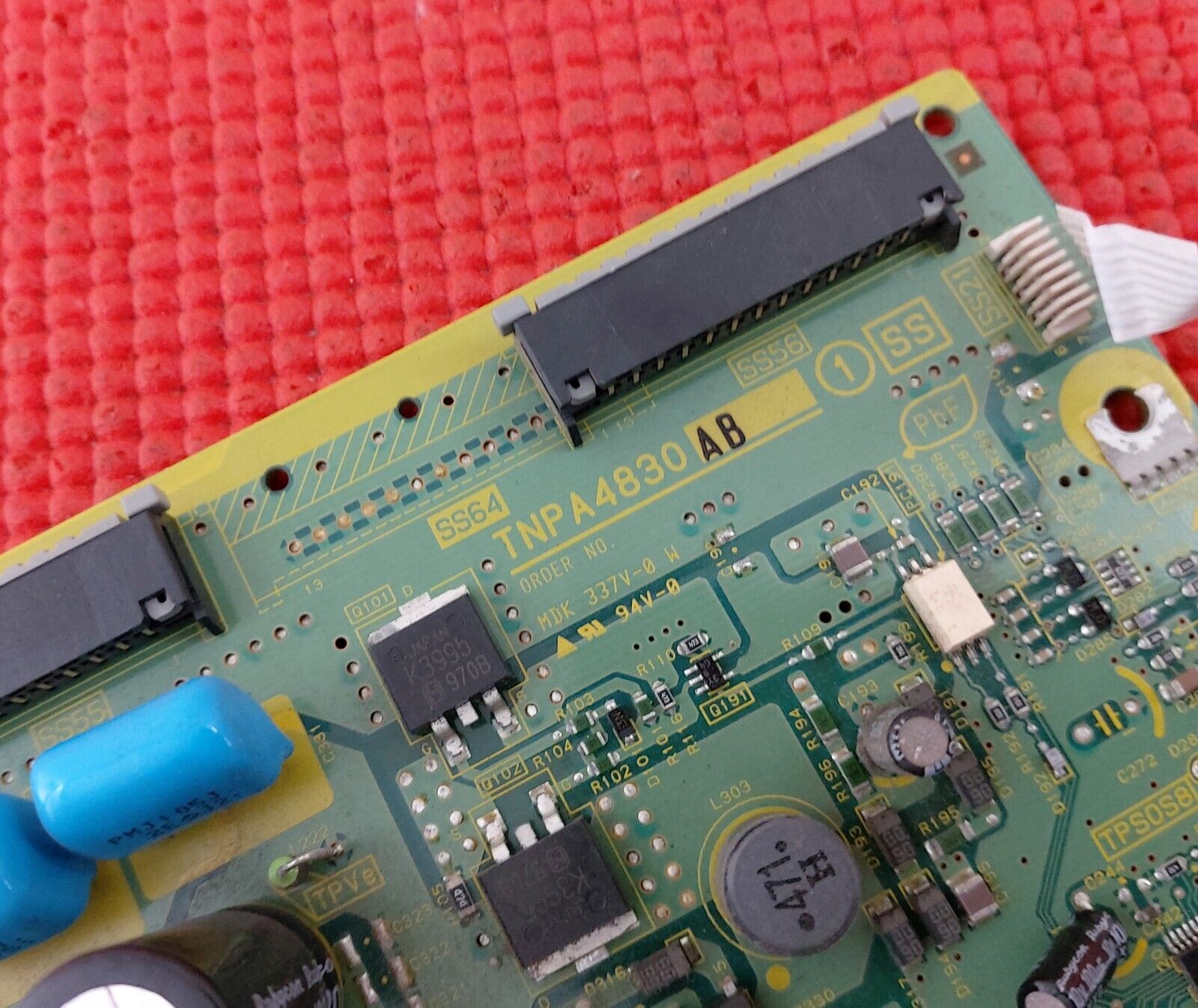 XSUS BOARD FOR PANASONIC TX-P50U10B TH-P50S10P TV TXNSS11ZCN50 TNPA4830 AB 1 SS