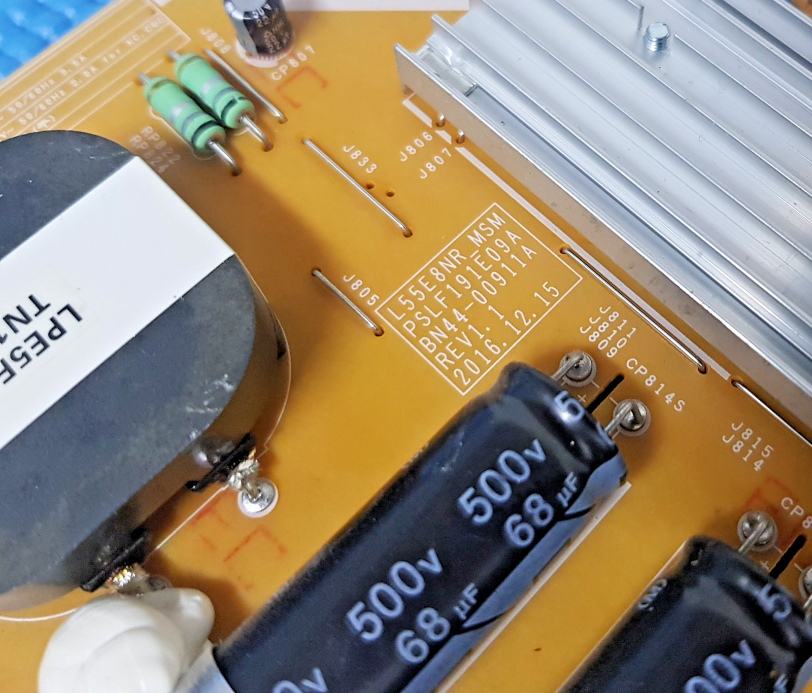 POWER BOARD SAMSUNG QE55Q6FAMT 55" QLED TV L55E8NR MSM PSLF191E09A BN44-00911A