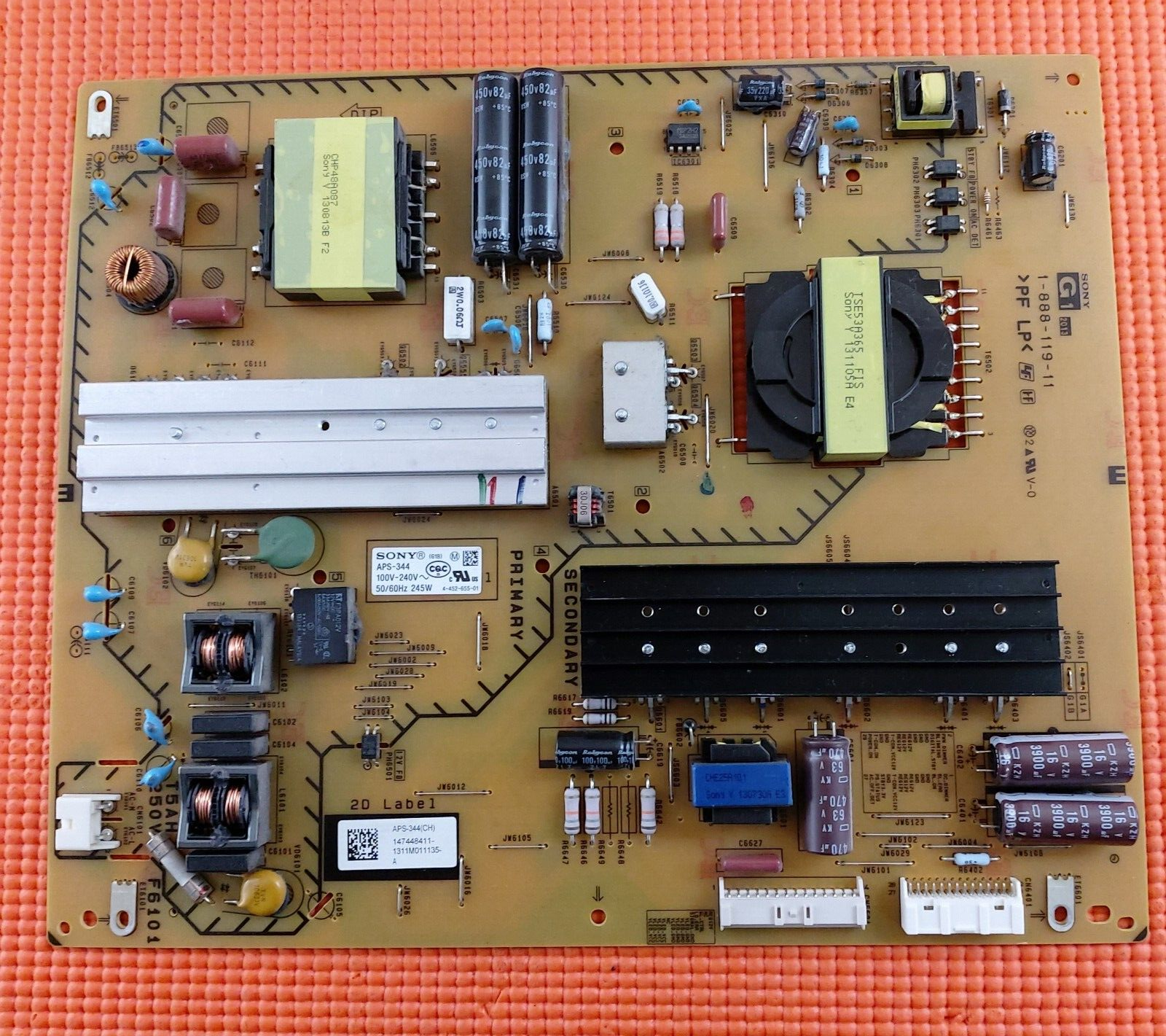 POWER BOARD FOR SONY KDL-55W905A KDL-46W905A TV 1-888-119-11 APS-344 147448411