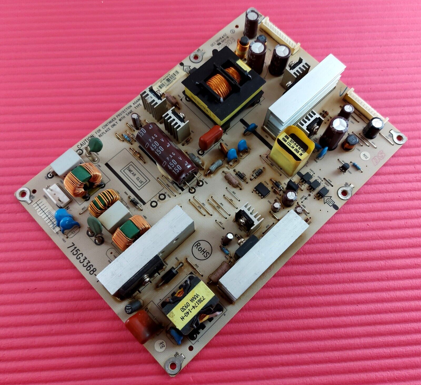 POWER SUPPLY BOARD PSU FOR TOSHIBA 32AV615DB 32" TV 715G3368-1 ADTV82416AC8
