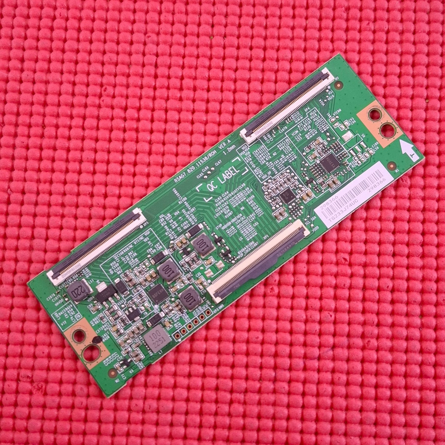 TCON LVDS BOARD FOR HISENSE 55A6BGTUK 55A63HTUK TV RSAG7.820.11538/ROH 298366