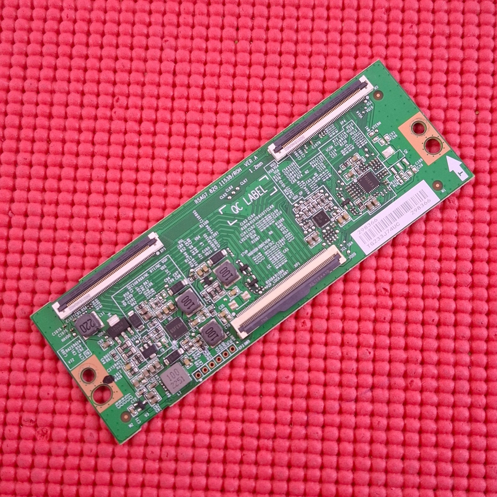 TCON LVDS BOARD FOR HISENSE 55A6BGTUK 55A63HTUK TV RSAG7.820.11538/ROH 298366