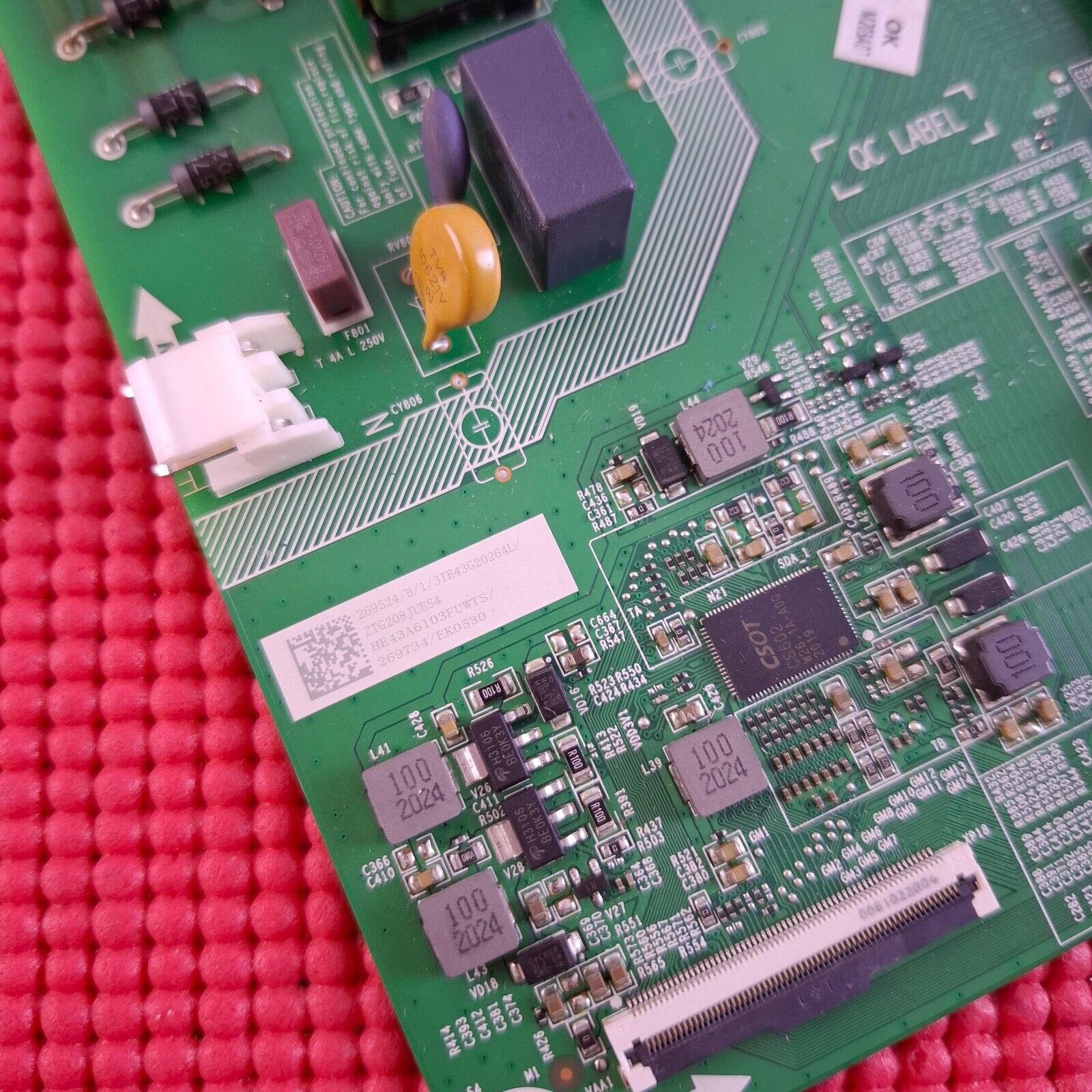 MB FOR HISENSE 43A7300FTUK TV RSAG7.820.9662/ROH HE43A6103FUWTS SCR ST4251D01-3