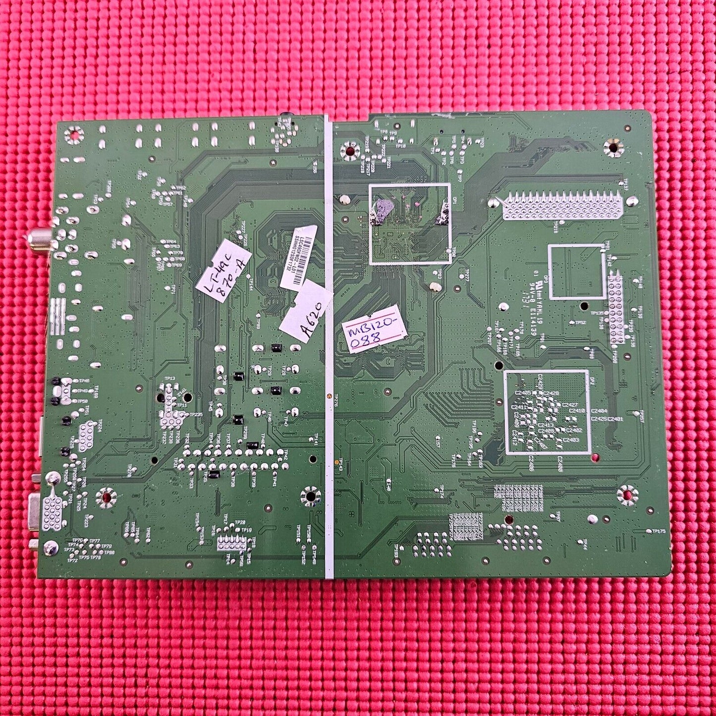 MAIN BOARD FOR JVC LT-49C870 LT-49C862 TV 17MB120 23455841 SCREEN LSC490FN02-L01