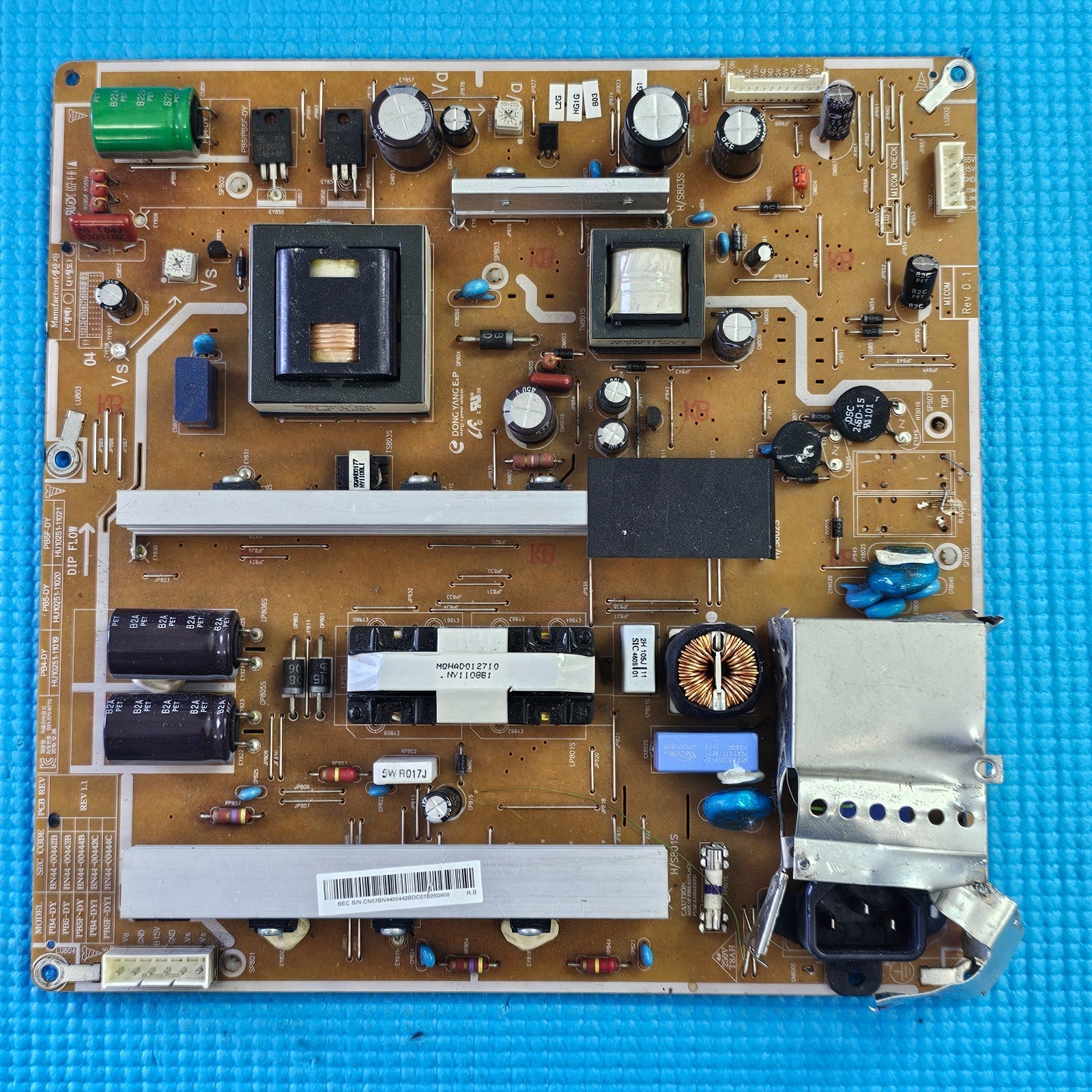 POWER BOARD FOR SAMSUNG PS43D450A2W PS43D490A1W PS51D450 TV PB4-DY BN44-00442B