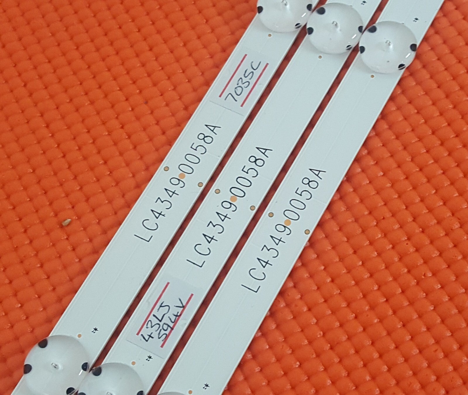 LED BACKLIGHT SET FOR LG 43UJ630V 43UJ635V 43LK5900PLA 43" TV LC43490058A