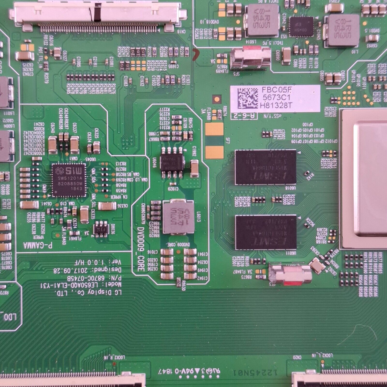 LVDS BOARD FOR LG OLED55B8PLA OLED55B9PLA OLED55C8PLA TV 6870C-0745B 6871L-5673C
